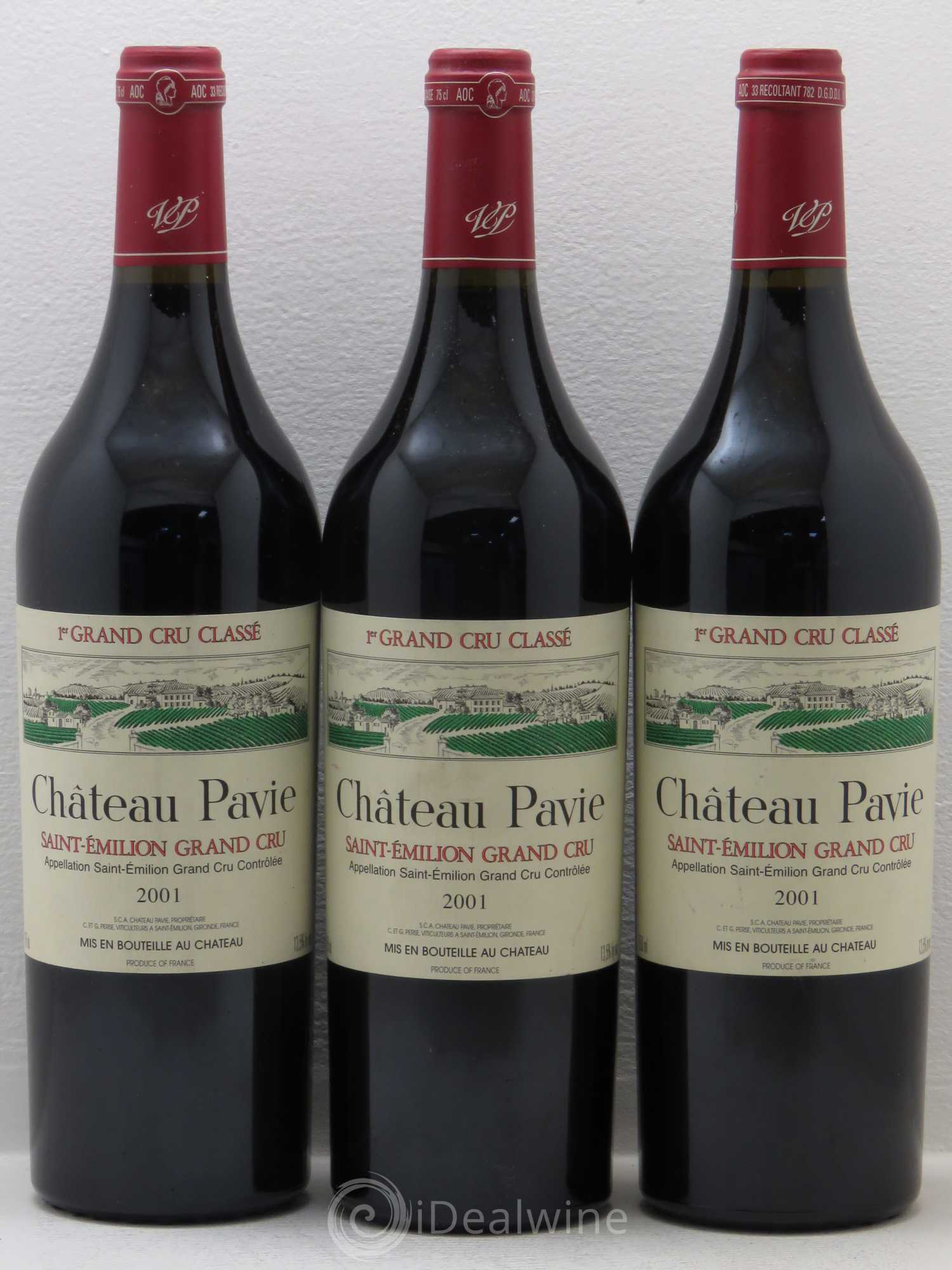 Château Pavie 1er Grand Cru Classé A 2001 - Lot de 12 bouteilles - 4