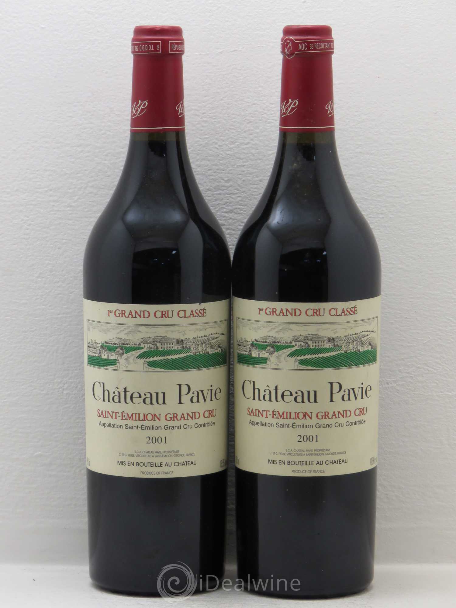 Château Pavie 1er Grand Cru Classé A 2001 - Lot de 5 bouteilles - 2