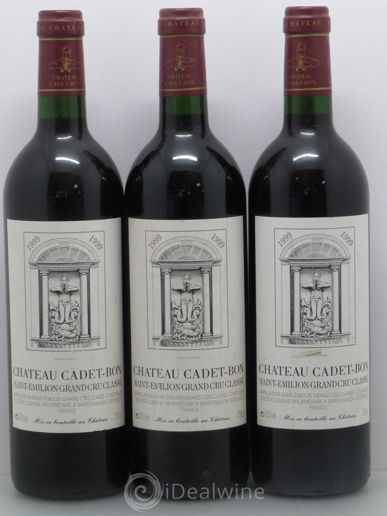 Château Cadet Bon Grand Cru Classé 1999 - Lot de 6 bouteilles - 2