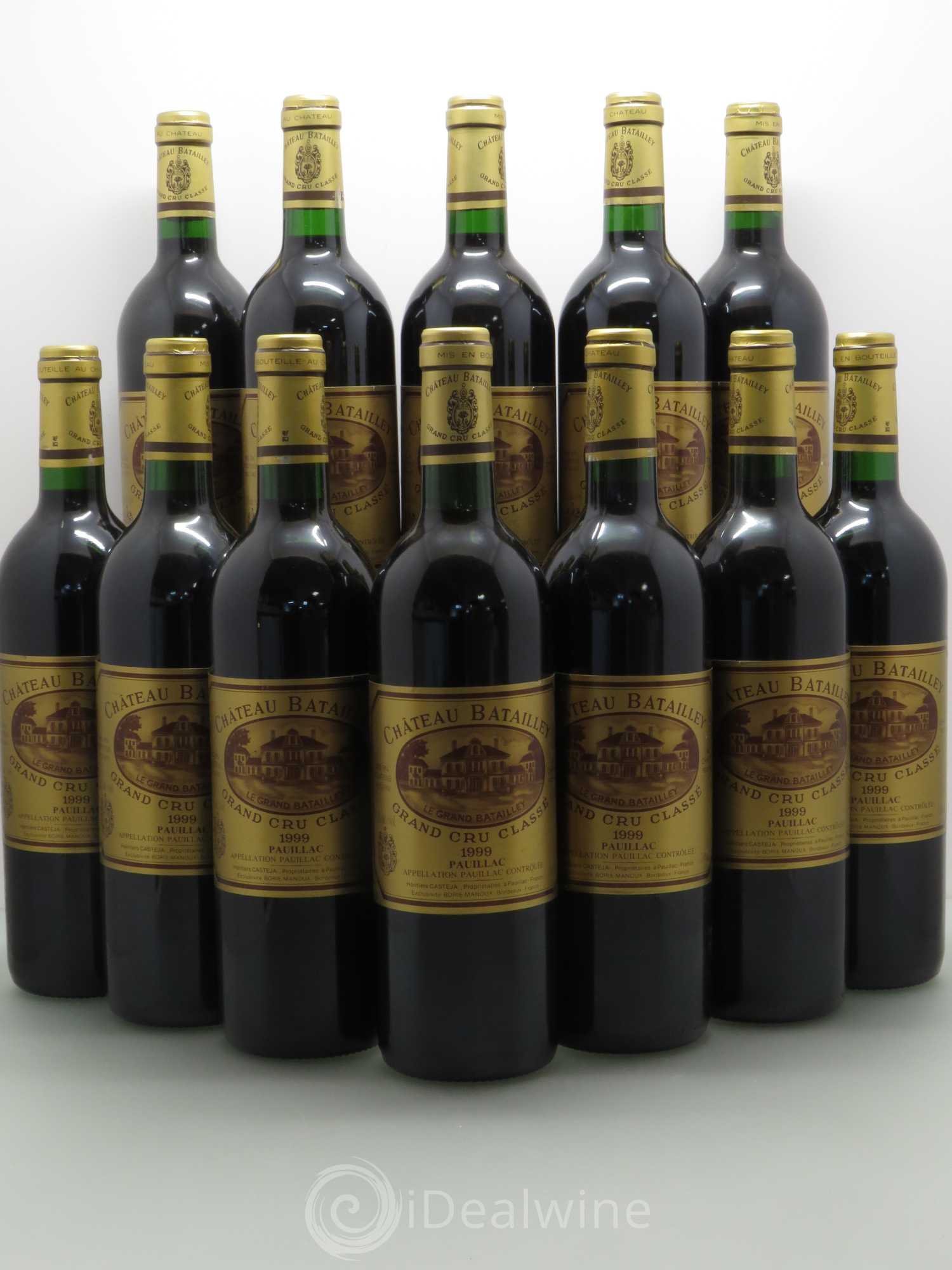 Château Batailley 5ème Grand Cru Classé 1999 - Lot de 12 bouteilles - 0