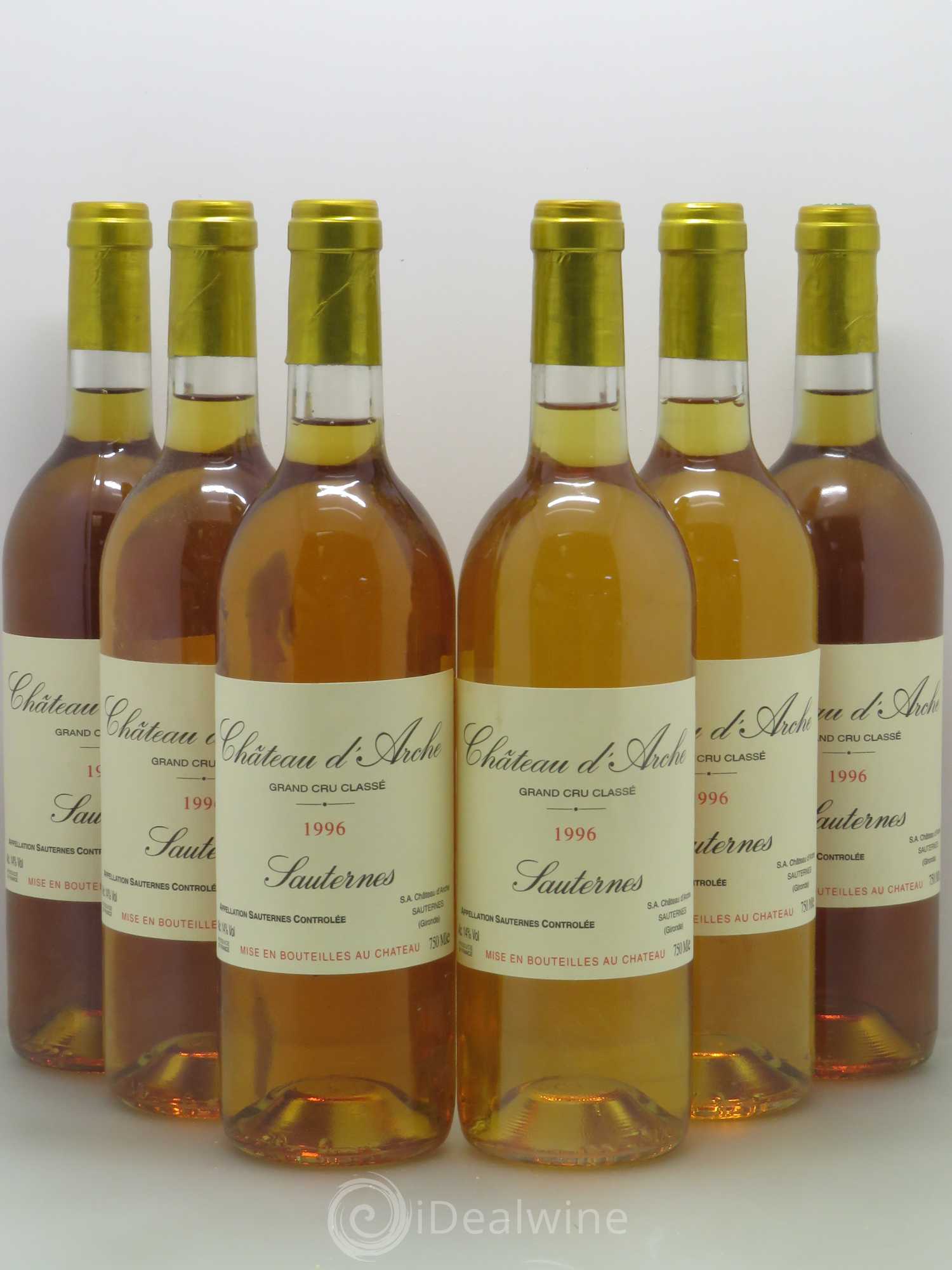 Château d' Arche 2ème Grand Cru Classé 1996 - Lotto di 6 bottiglie - 0