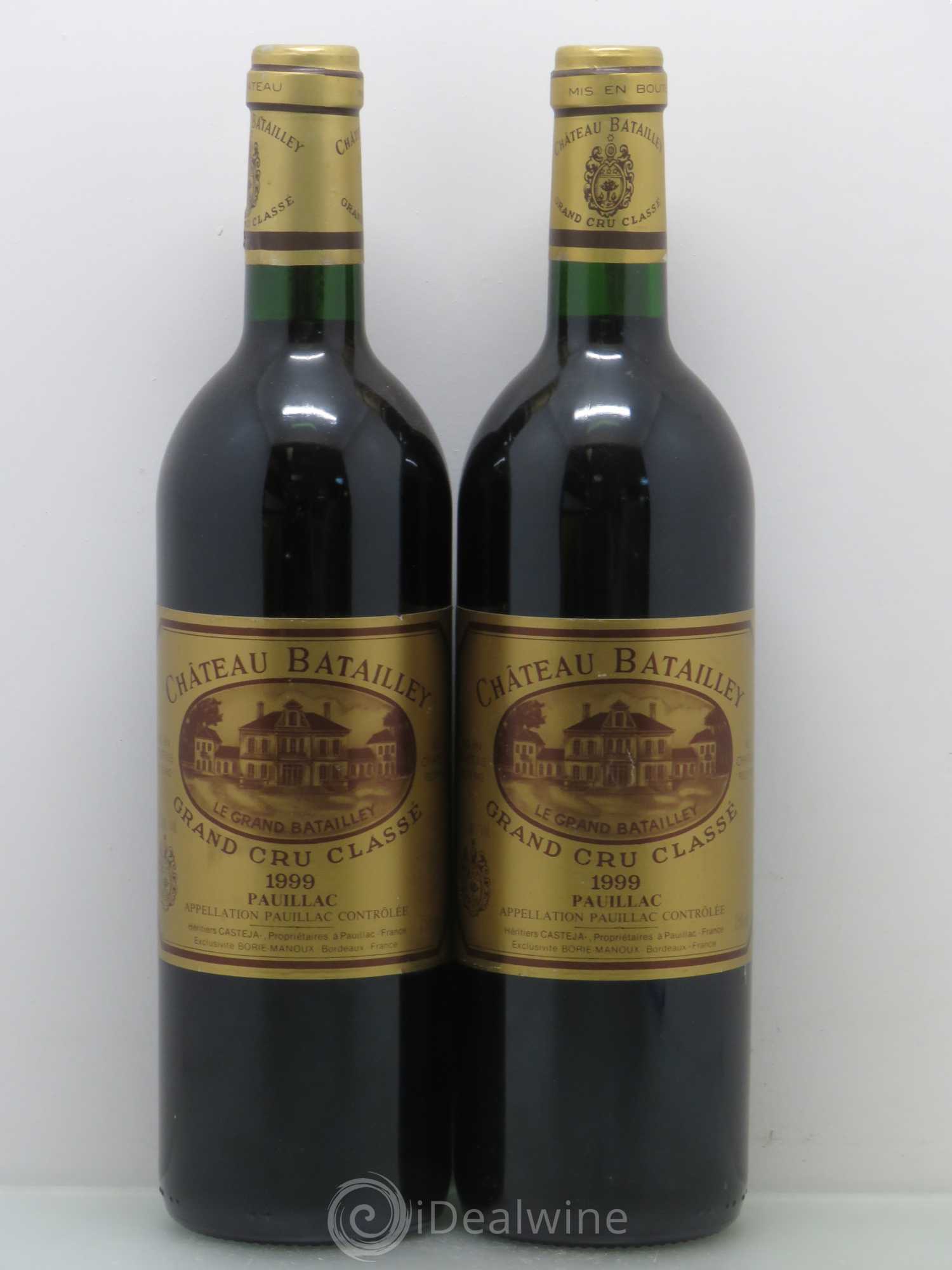 Château Batailley 5ème Grand Cru Classé 1999 - Lot de 2 bouteilles - 0
