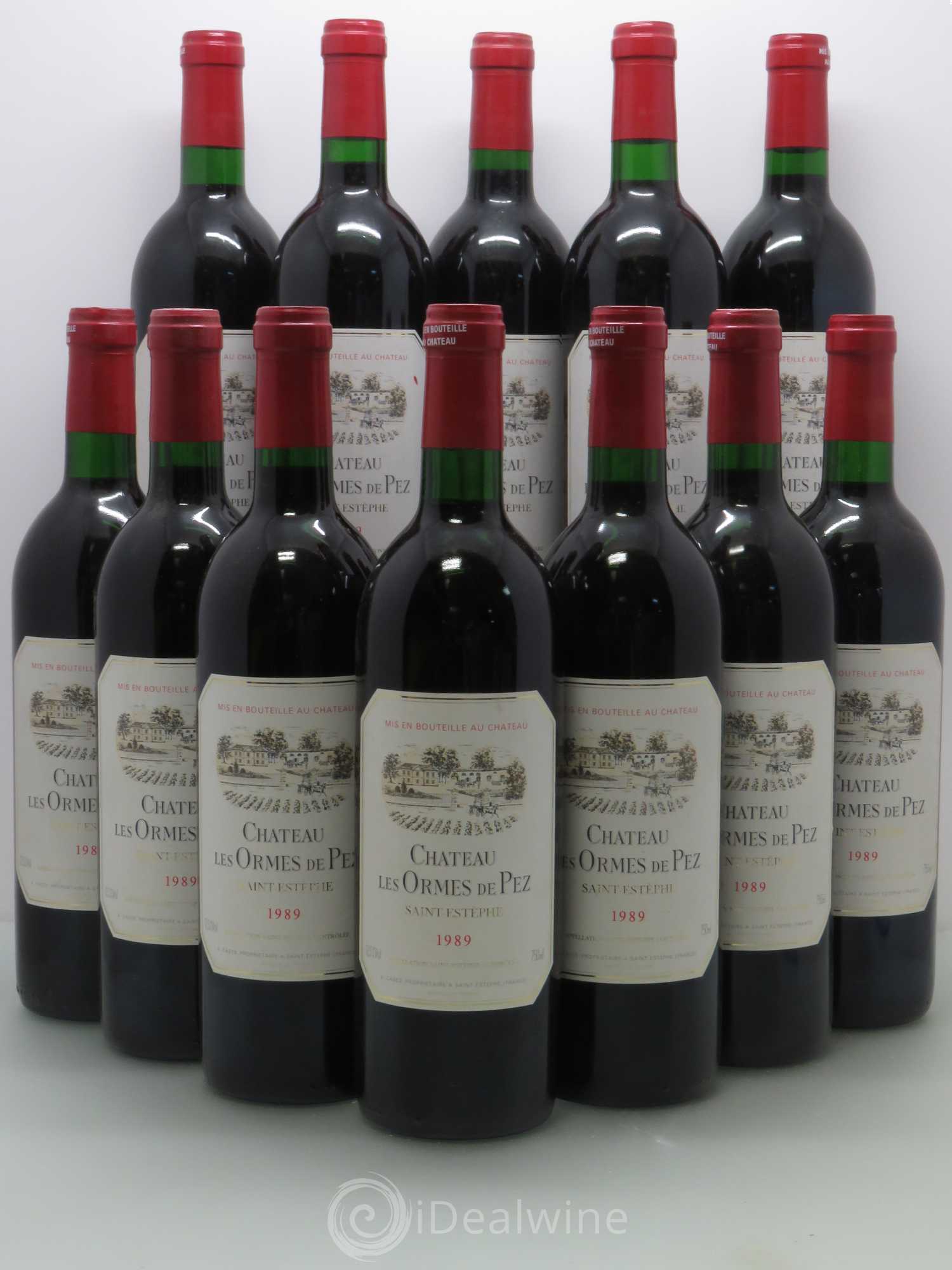 Château les Ormes de Pez 1989 - Lot de 12 bouteilles - 0