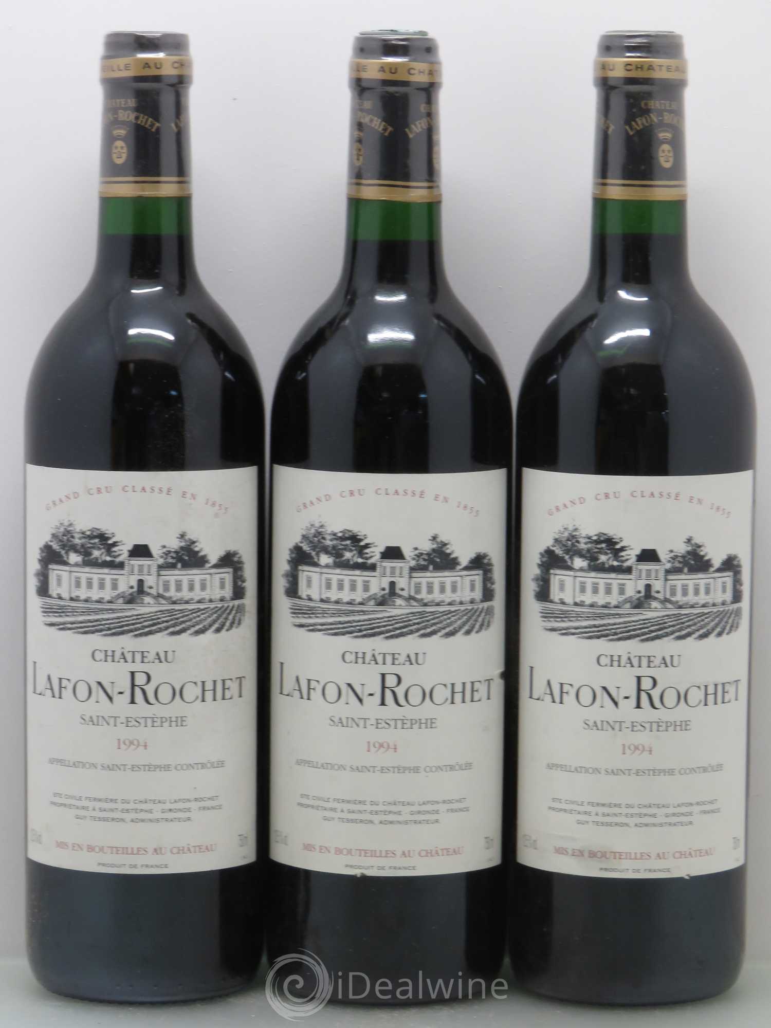 Château Lafon Rochet 4ème Grand Cru Classé 1994 - Lot de 6 bouteilles - 1