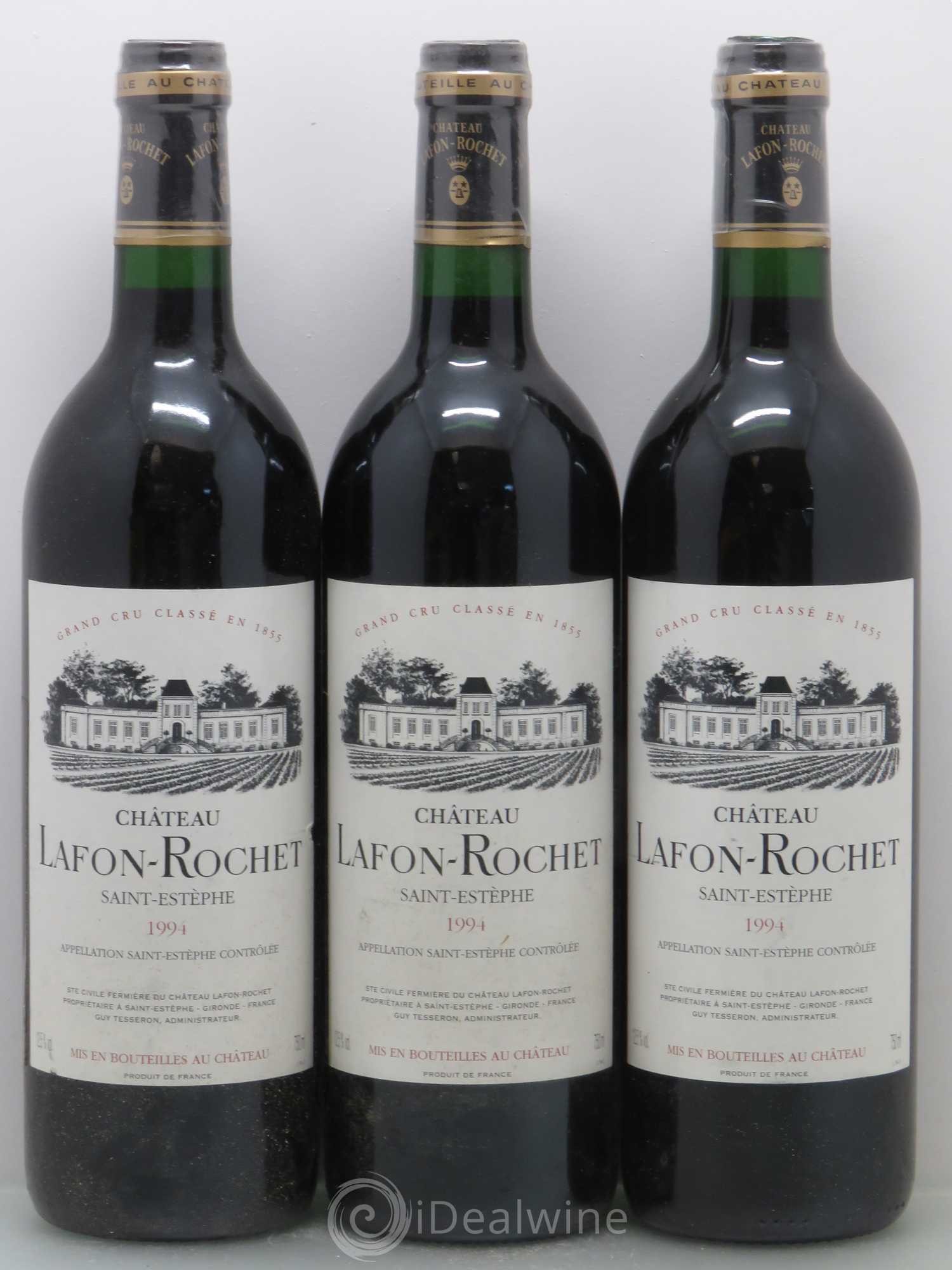 Château Lafon Rochet 4ème Grand Cru Classé 1994 - Lot de 6 bouteilles - 2