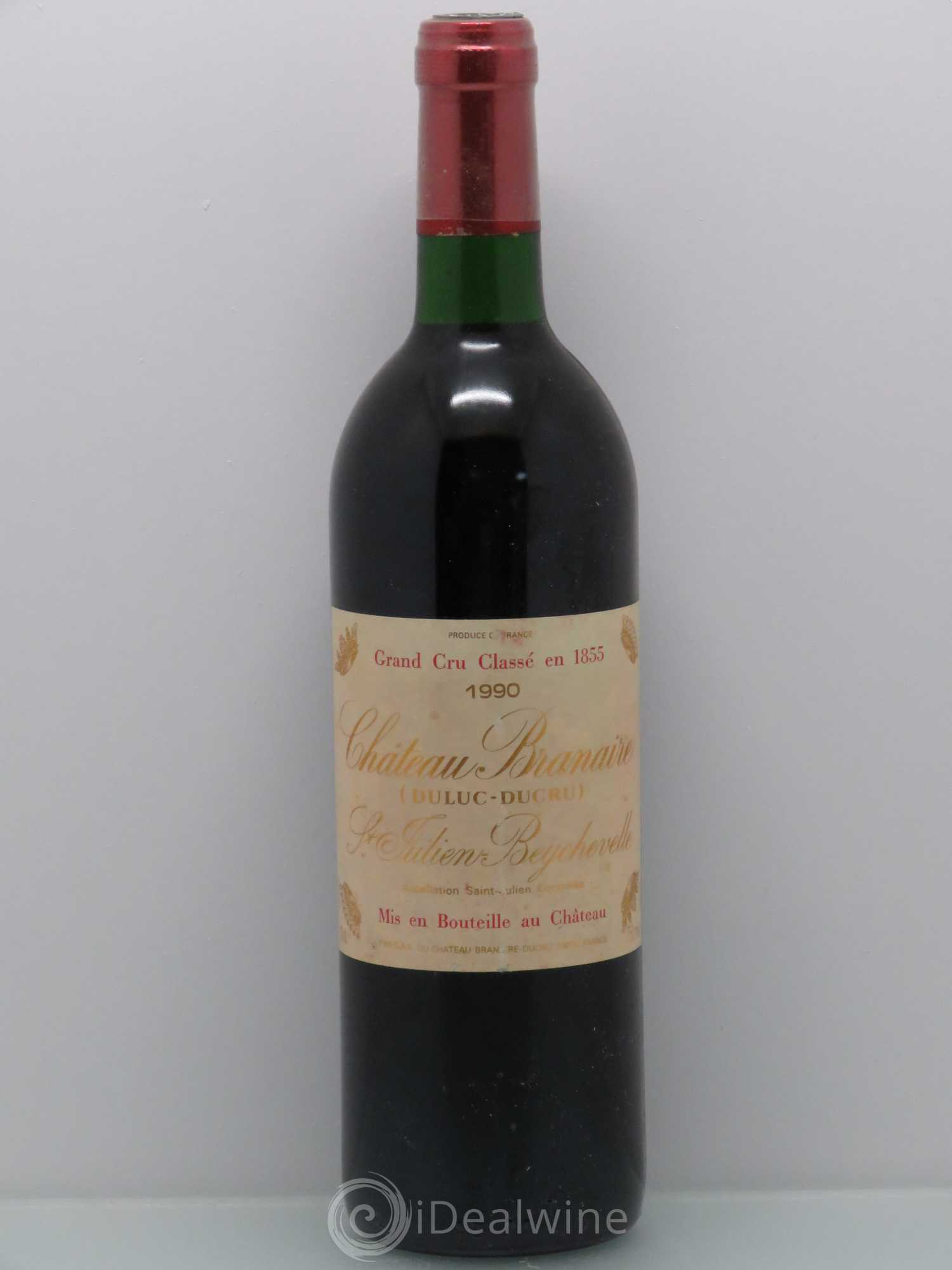 Château Branaire Ducru 4ème Grand Cru Classé 1990 - Lot de 1 bouteille - 0