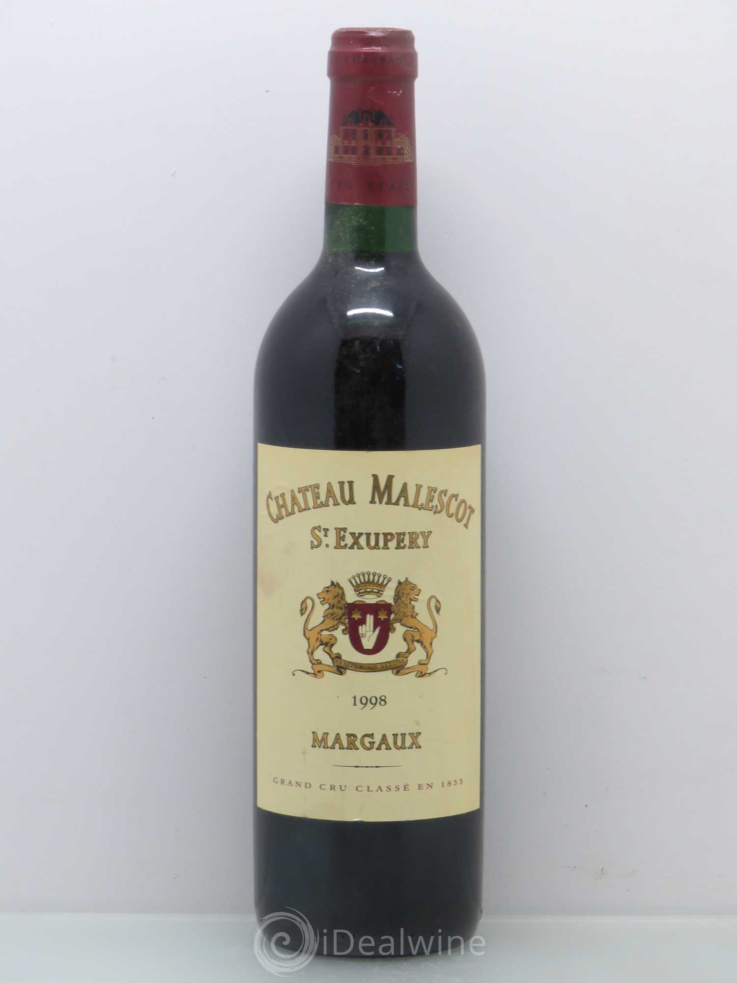 Château Malescot Saint-Exupéry 3ème Grand Cru Classé 1998 - Lot de 1 bouteille - 0