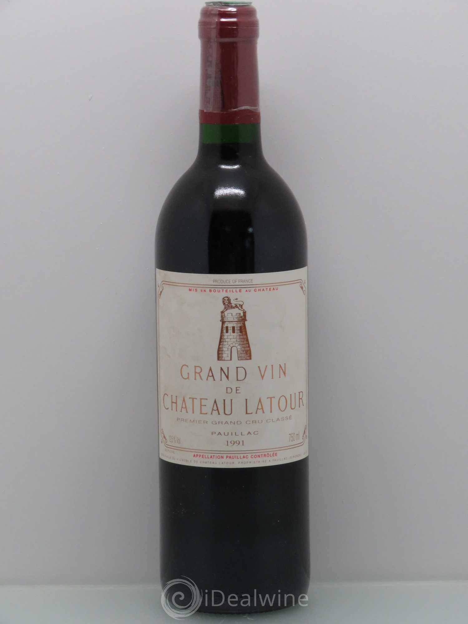 Château Latour 1er Grand Cru Classé 1991 - Lot de 1 bouteille - 0