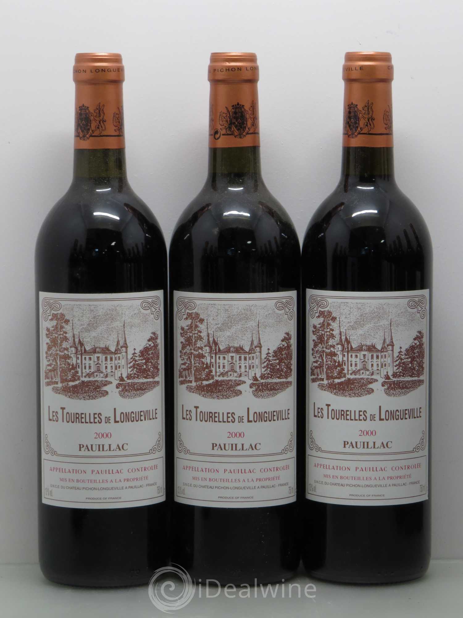 Les Tourelles de Longueville Second Vin 2000 - Lot de 12 bouteilles - 1