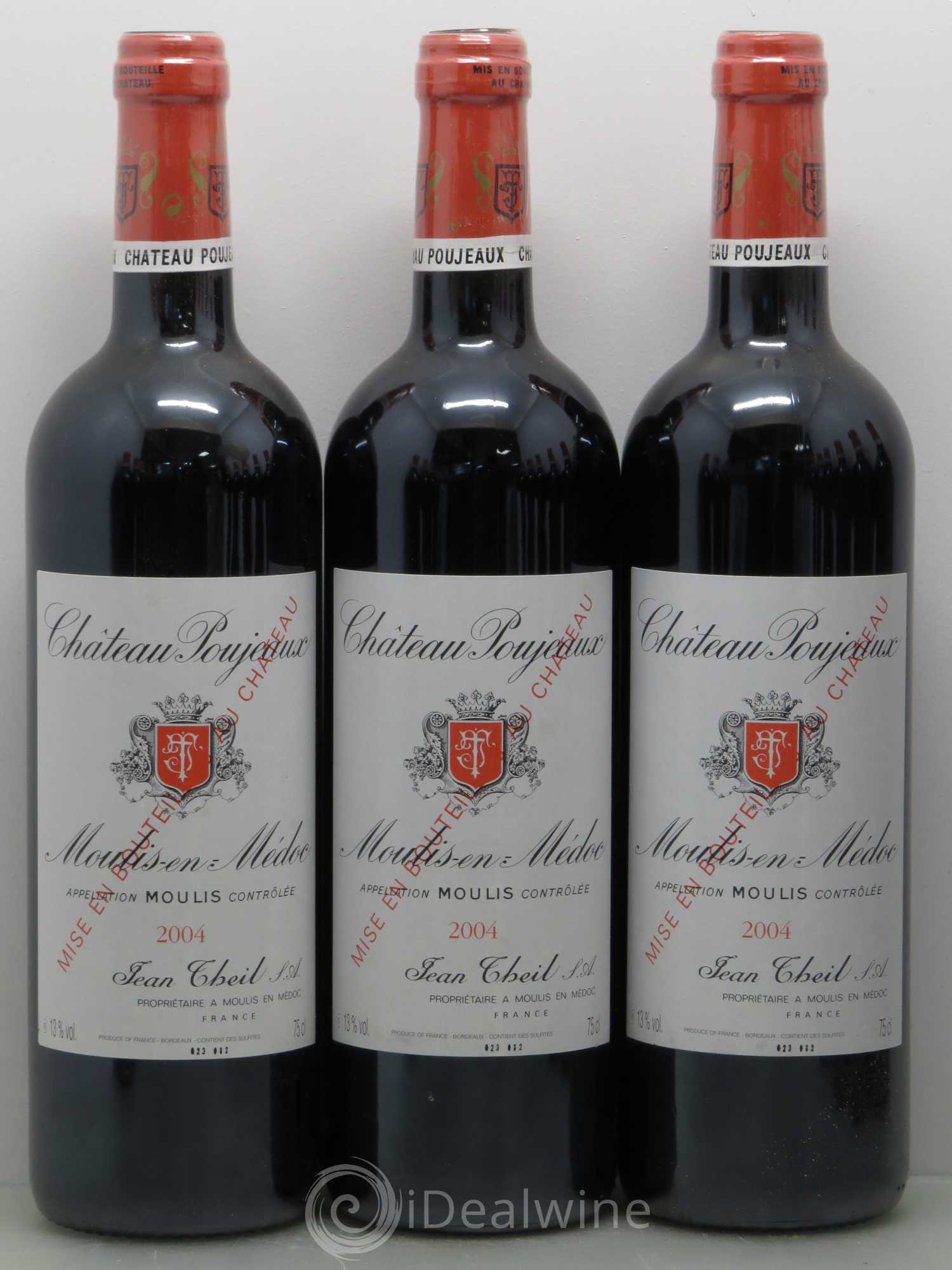 Château Poujeaux 2004 - Lot de 12 bouteilles - 1