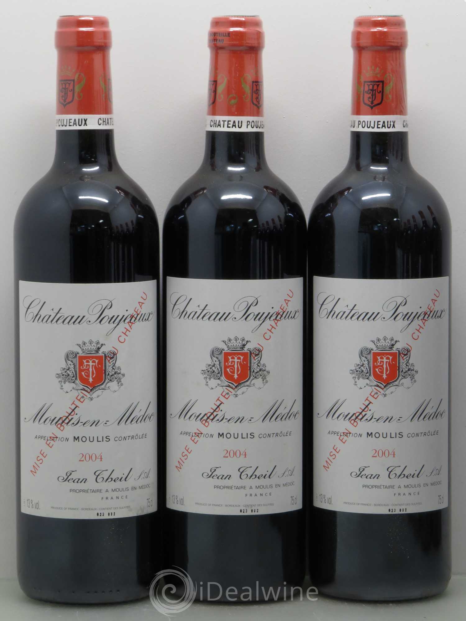 Château Poujeaux 2004 - Lot de 12 bouteilles - 2