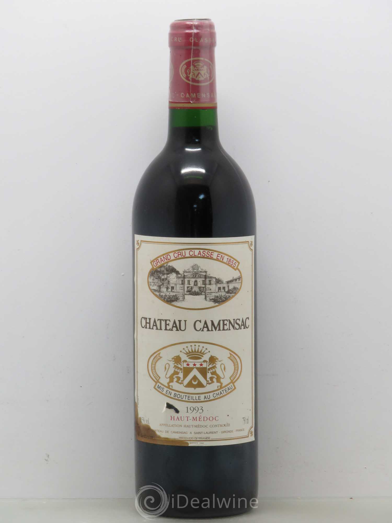 Château Camensac 5ème Grand Cru Classé 1993 - Lot de 1 bouteille - 0