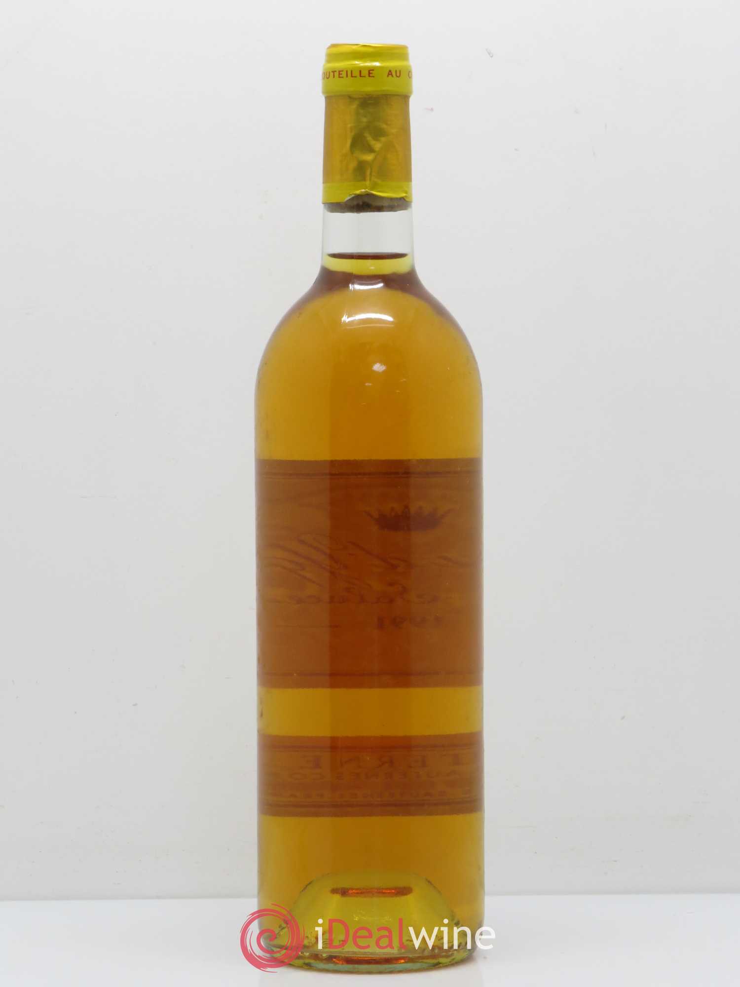Château d' Yquem 1er Cru Classé Supérieur 1991 - Lotto di 1 bottiglia - 1
