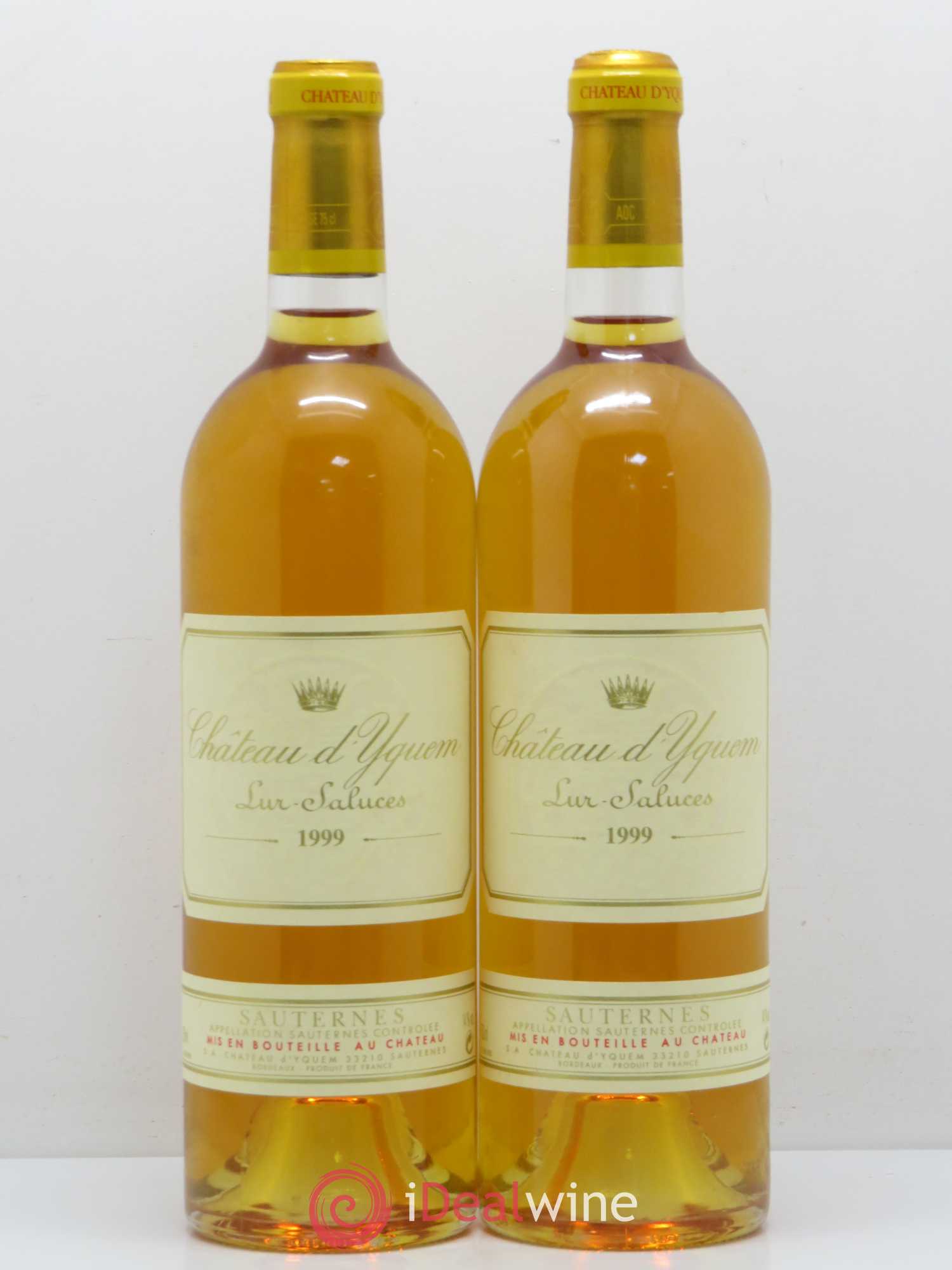 Château d' Yquem 1er Cru Classé Supérieur 1999 - Lotto di 2 bottiglie - 0