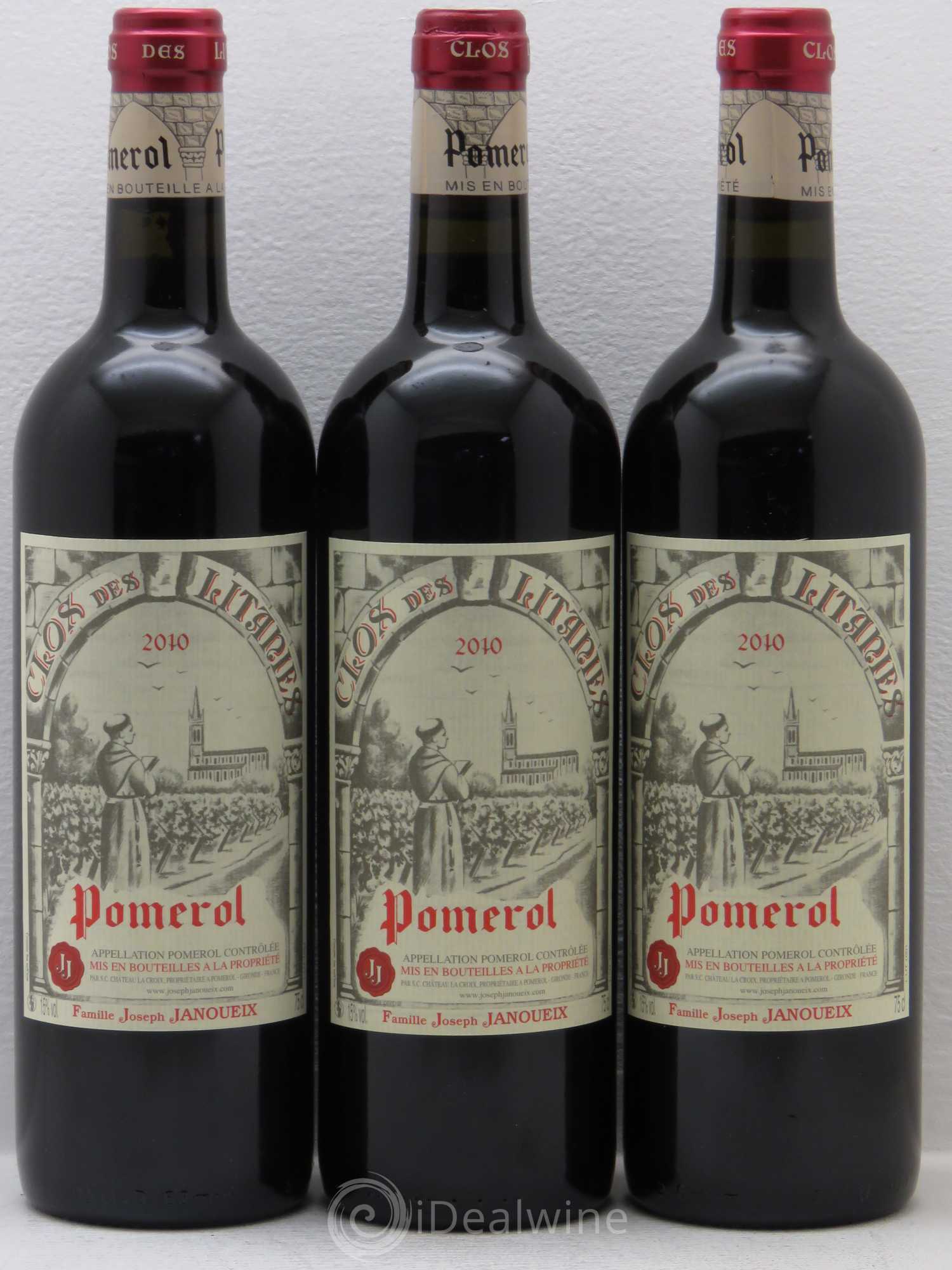 Pomerol Clos De Litanies 2010 - Posten von 12 Flaschen - 2