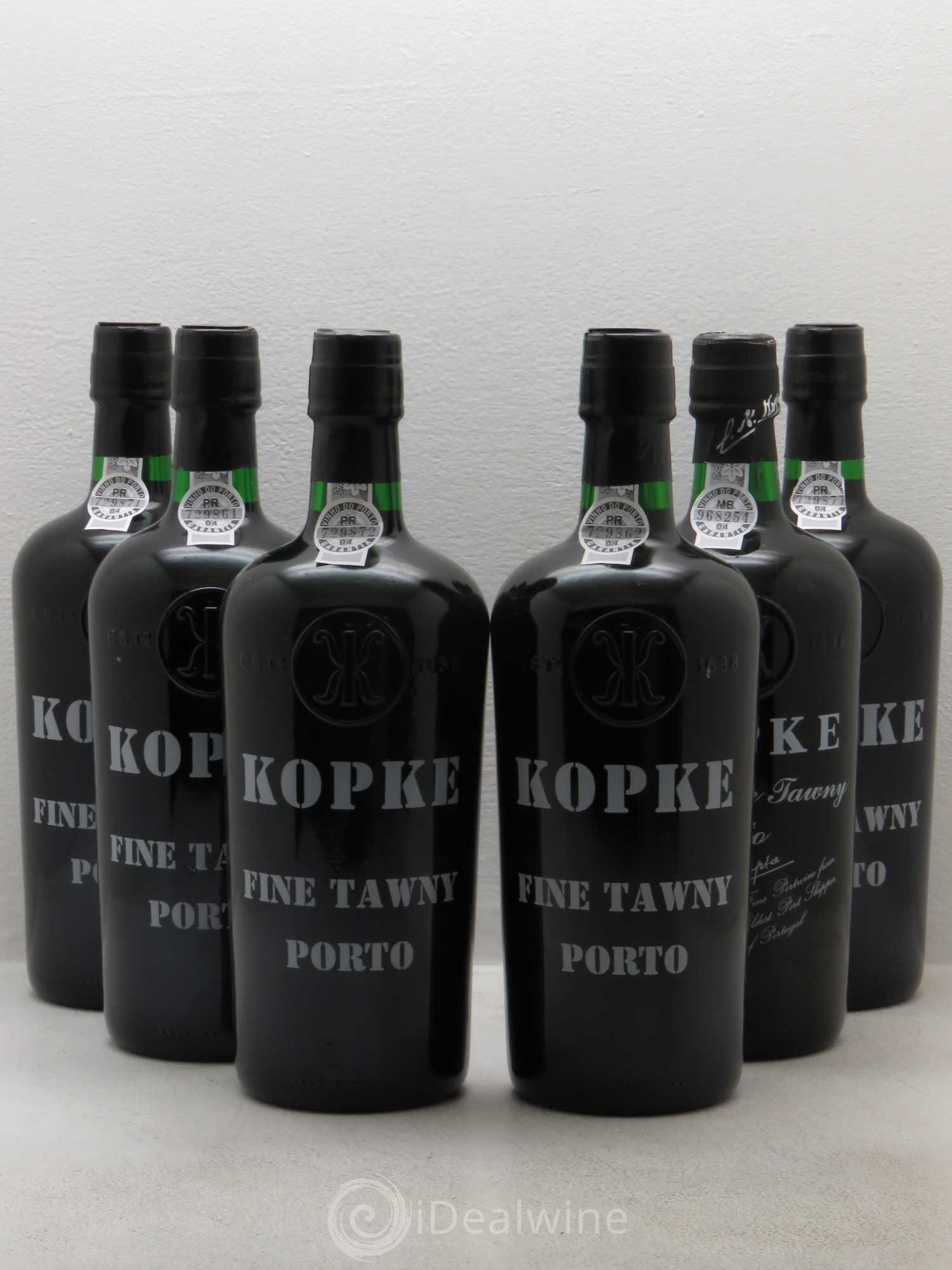 Porto Kopke Fine Tawny Port (sans prix de réserve) - Posten von 6 Flaschen - 0