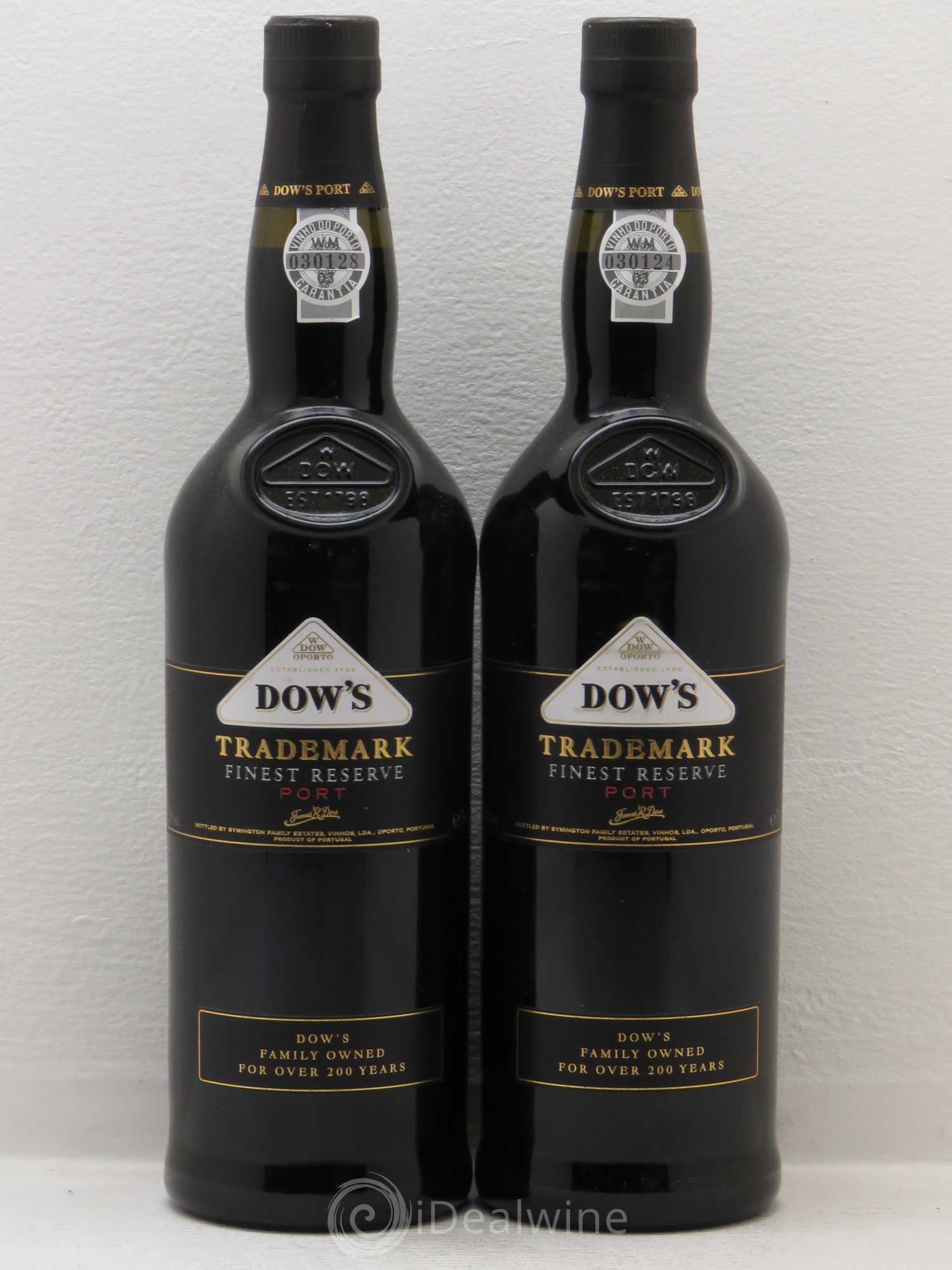 Porto Dow's Trademark Finest Reserve - Posten von 2 Flaschen - 0