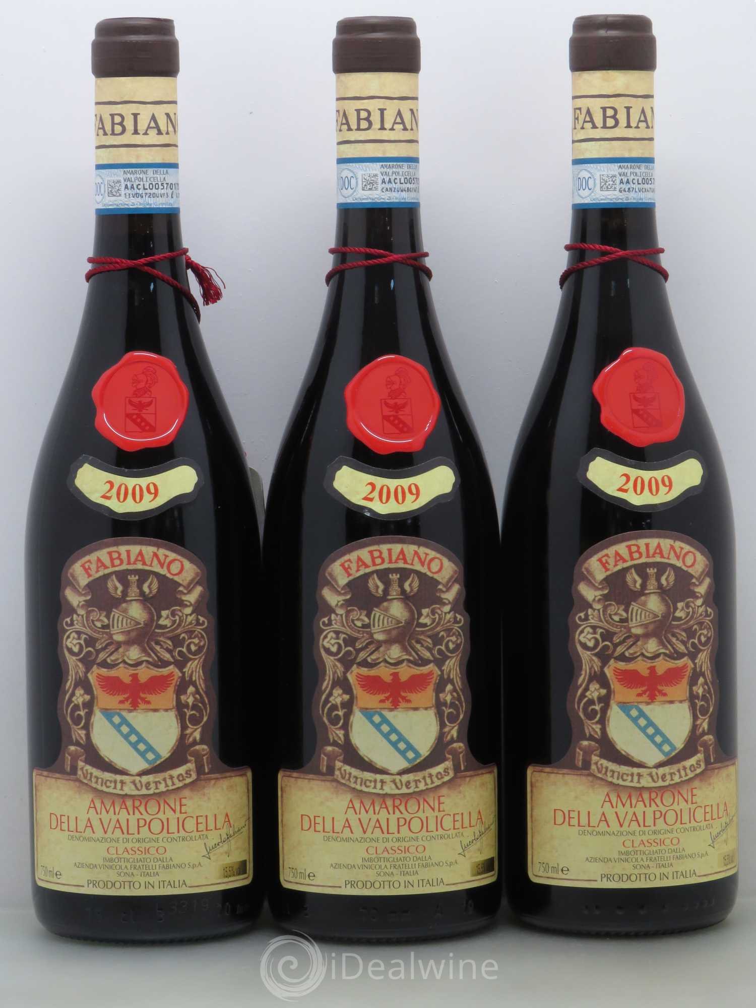 Amarone della Valpolicella DOC Nicola Fabiano 2009 - Posten von 3 Flaschen - 0