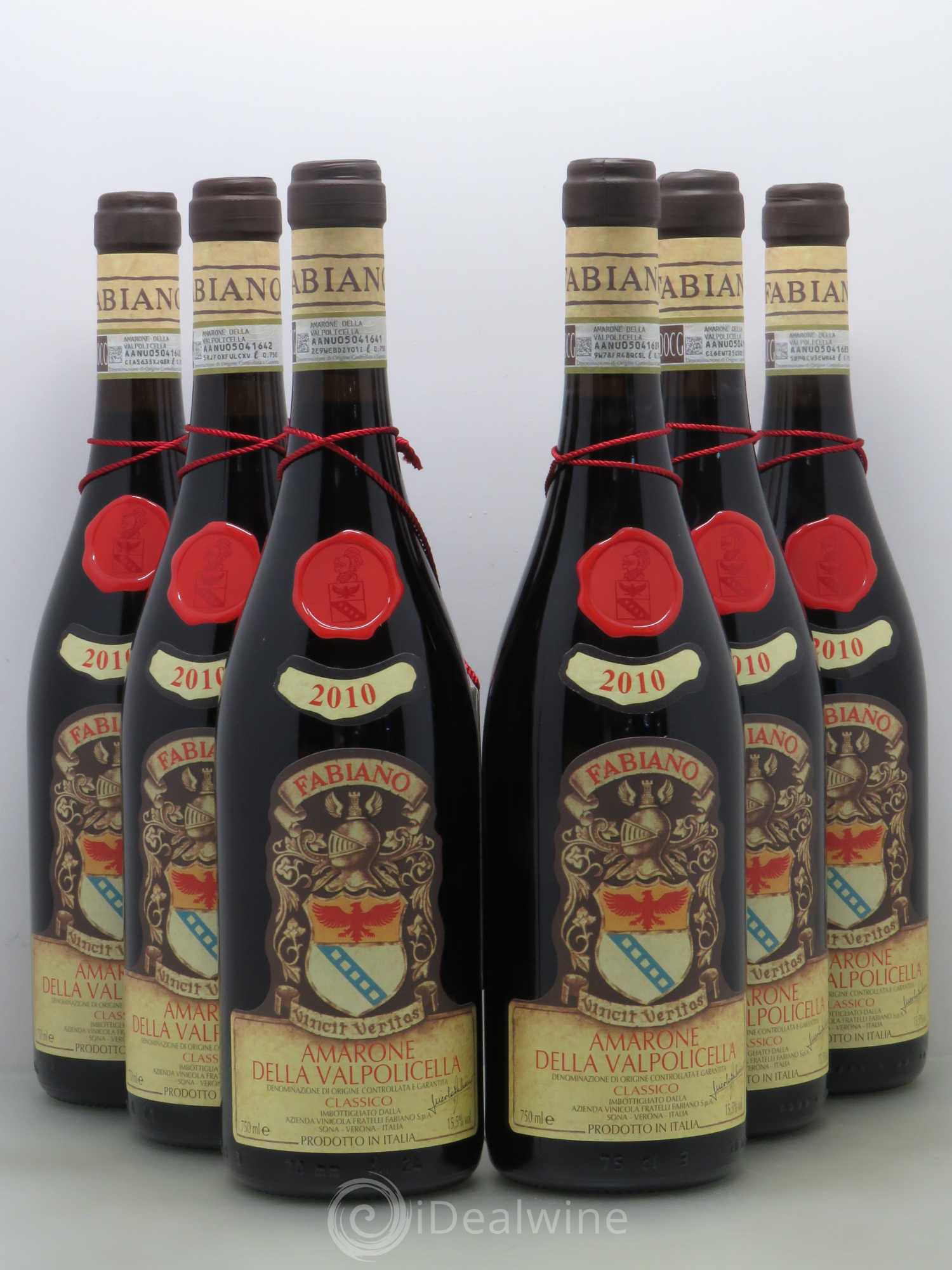 Amarone della Valpolicella DOC Nicola Fabiano 2010 - Posten von 6 Flaschen - 0