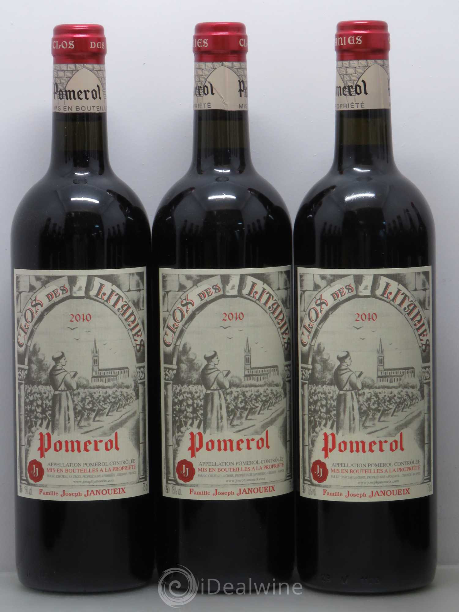 Pomerol Clos de Litanies 2010 - Posten von 12 Flaschen - 1