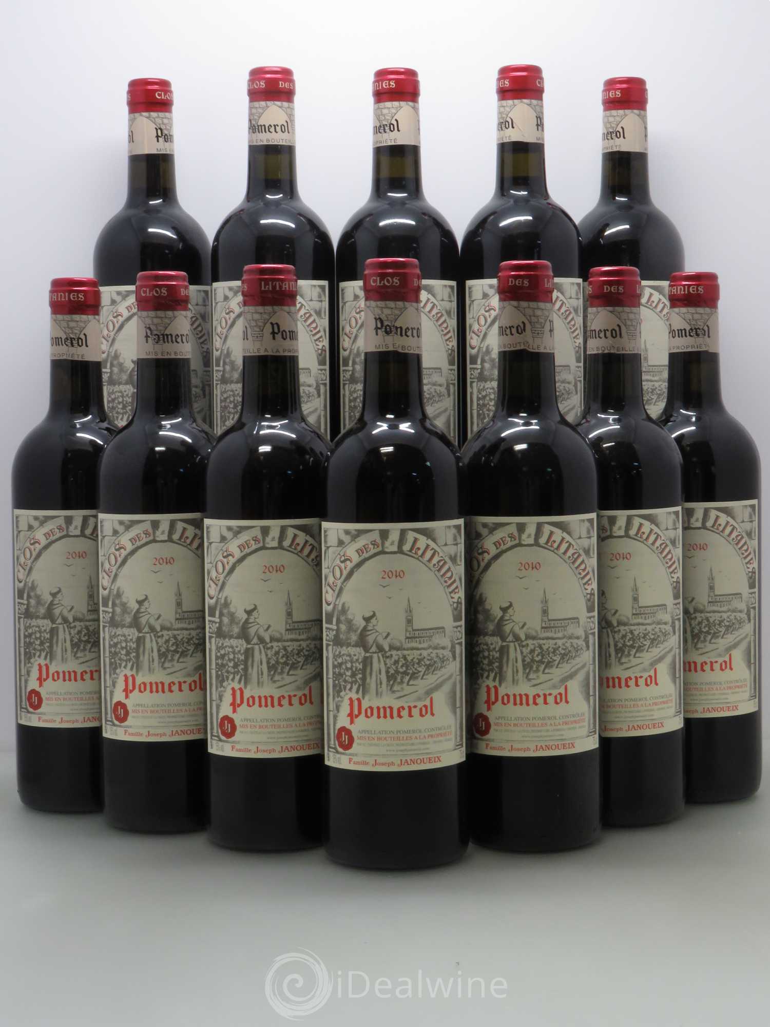 Pomerol Clos de Litanies 2010 - Posten von 12 Flaschen - 0