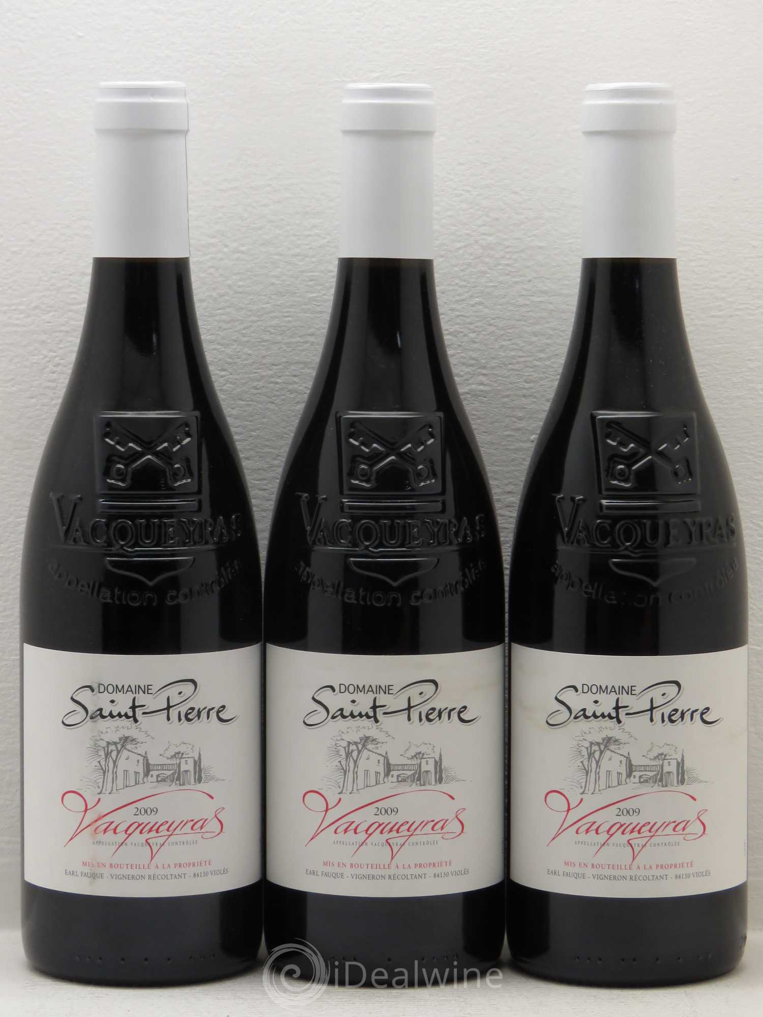 Vacqueyras Domaine Saint Pierre 2009 - Posten von 6 Flaschen - 2