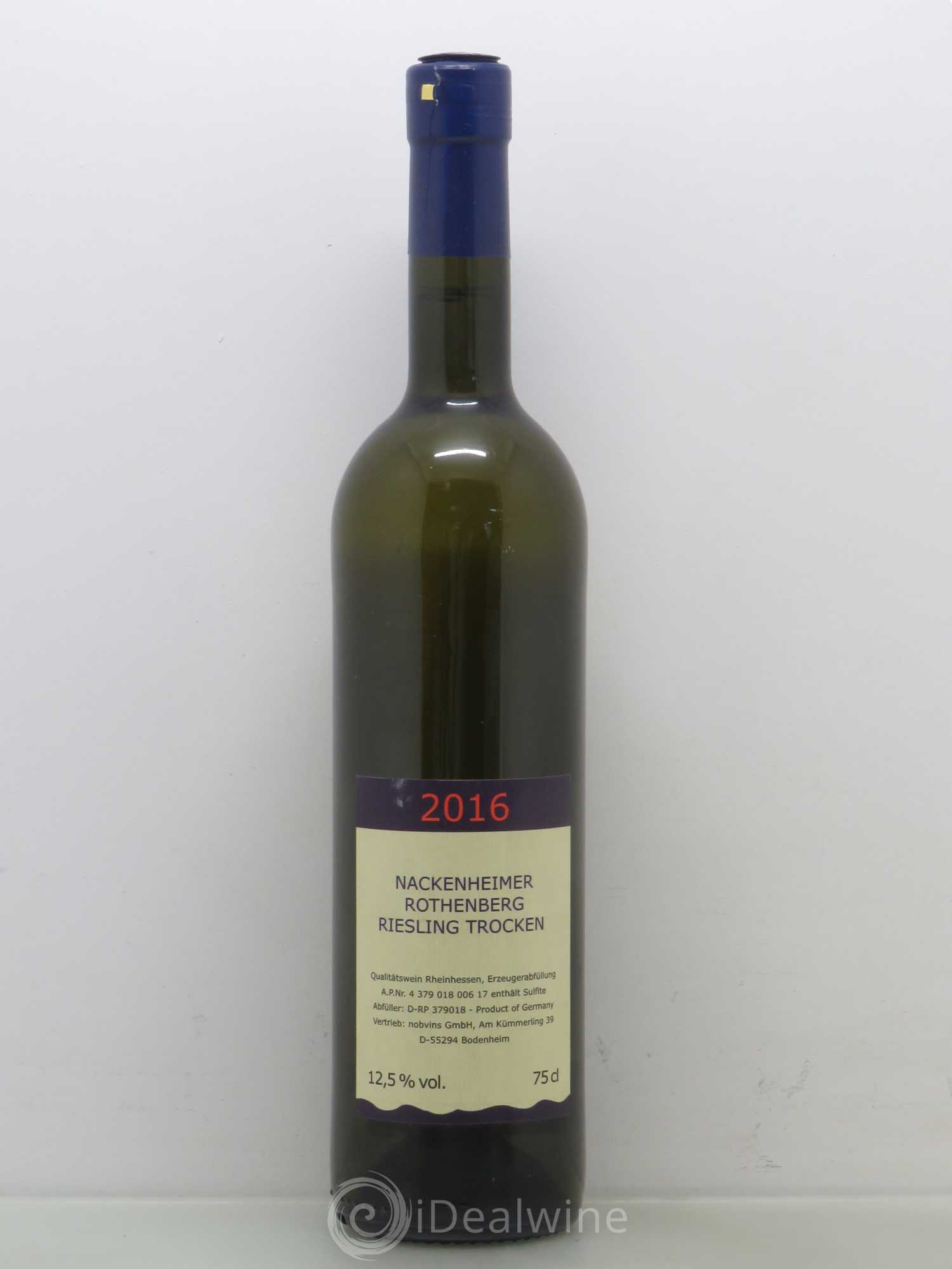 Riesling Nackenheimer Rothenberg Trocken Rheinhessen 2016 - Lotto di 1 bottiglia - 0