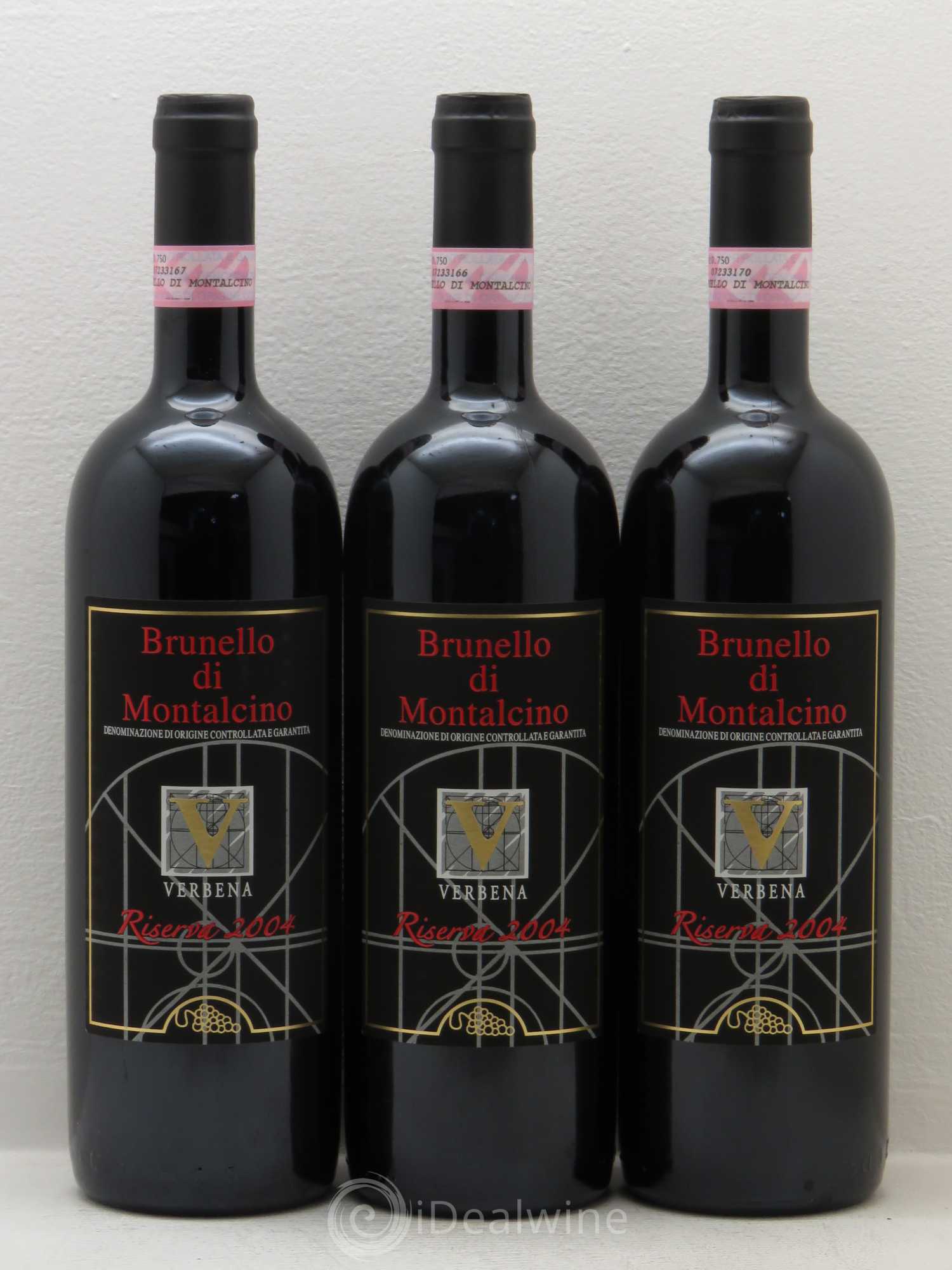 Brunello di Montalcino Riserva DOCG - Verbena Montalcino 2004 - Lot de 12 bouteilles - 1