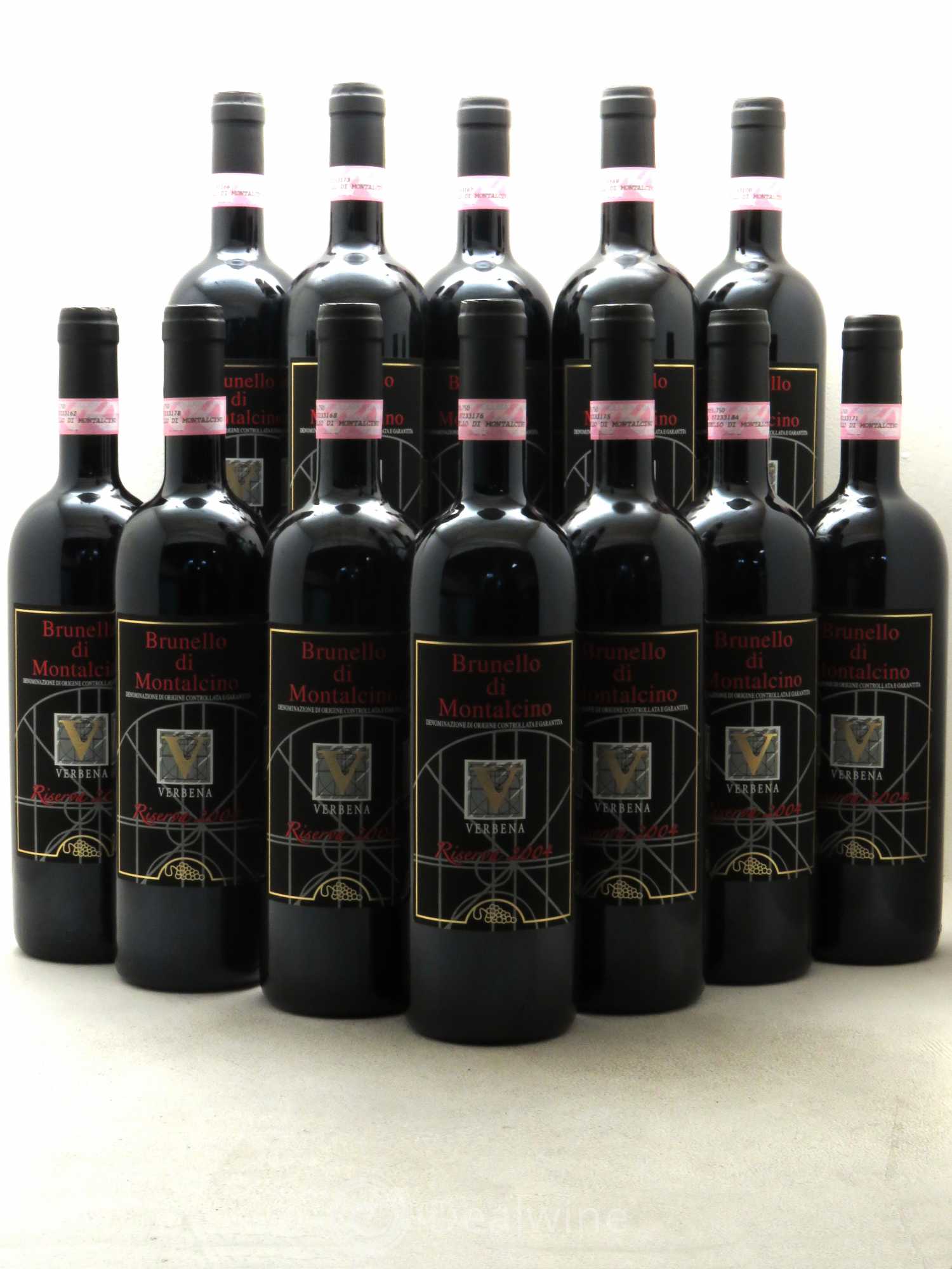 Brunello di Montalcino Riserva DOCG - Verbena Montalcino 2004 - Lot de 12 bouteilles - 0
