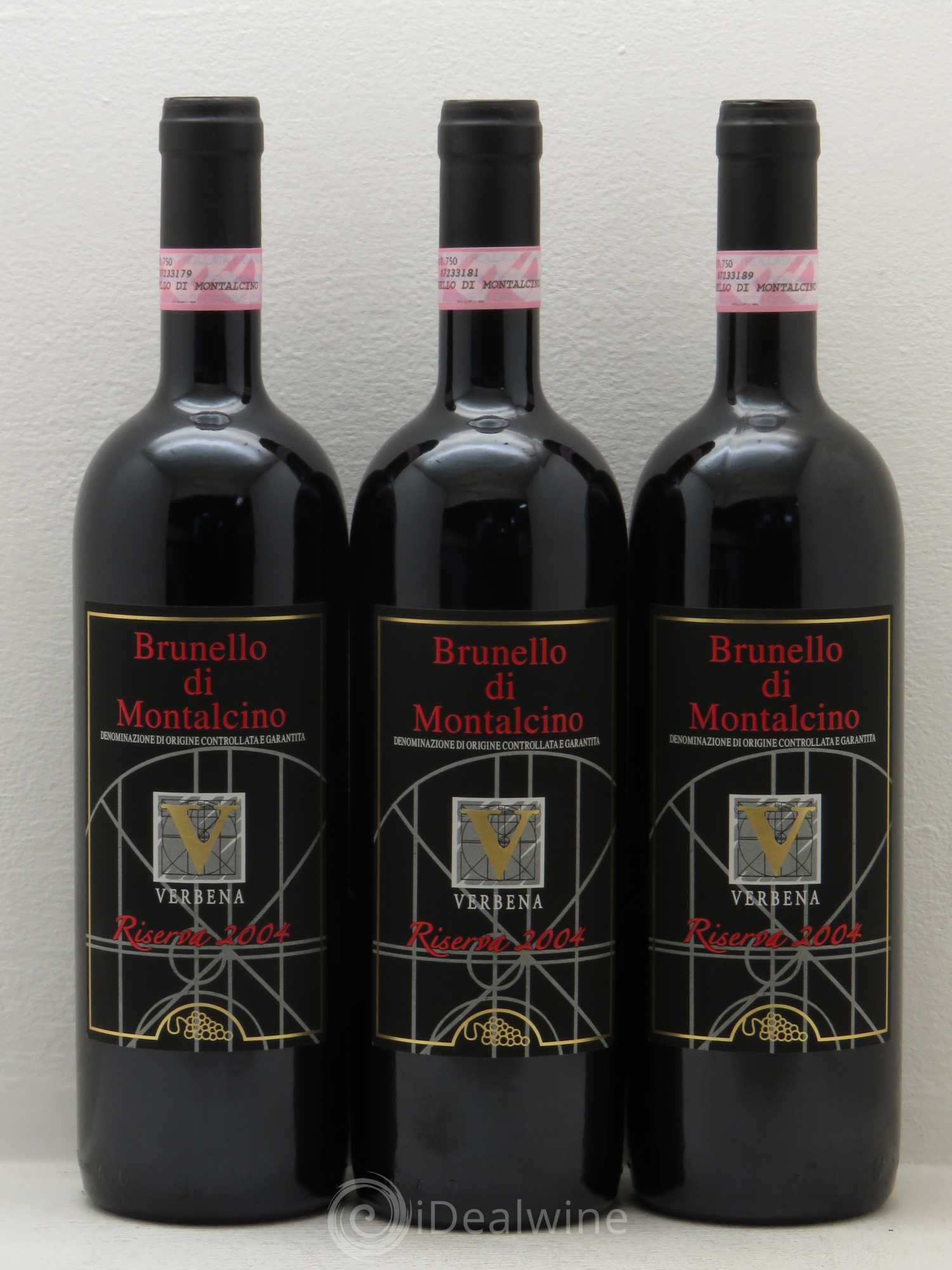 Brunello di Montalcino Riserva DOCG - Verbena Montalcino (sans prix de réserve) 2004 - Lot de 12 bouteilles - 1