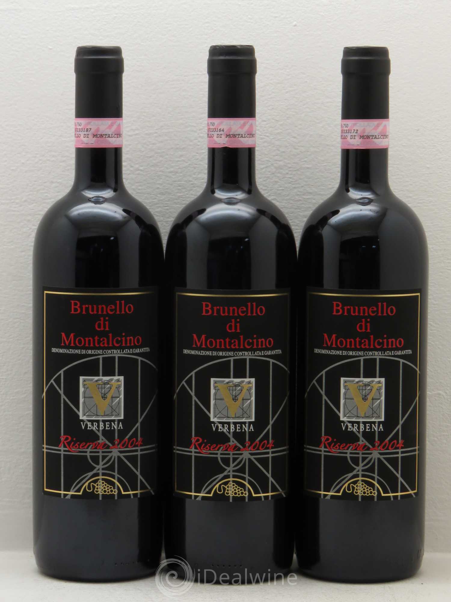 Brunello di Montalcino Riserva DOCG - Verbena Montalcino (sans prix de réserve) 2004 - Lot de 12 bouteilles - 2
