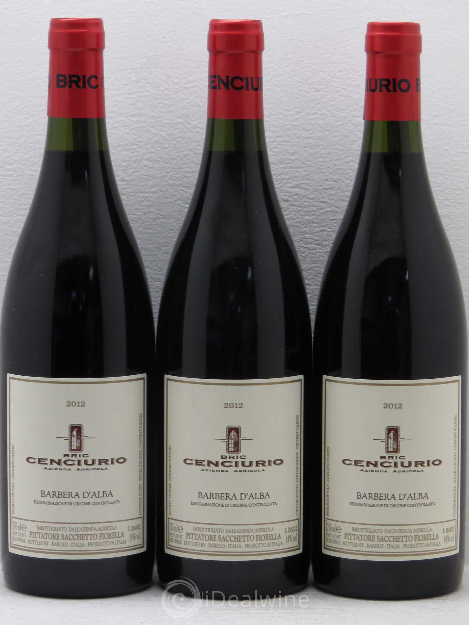 Barbera d'Alba DOC Bric Cenciuro (sans prix de réserve) 2012 - Posten von 12 Flaschen - 1