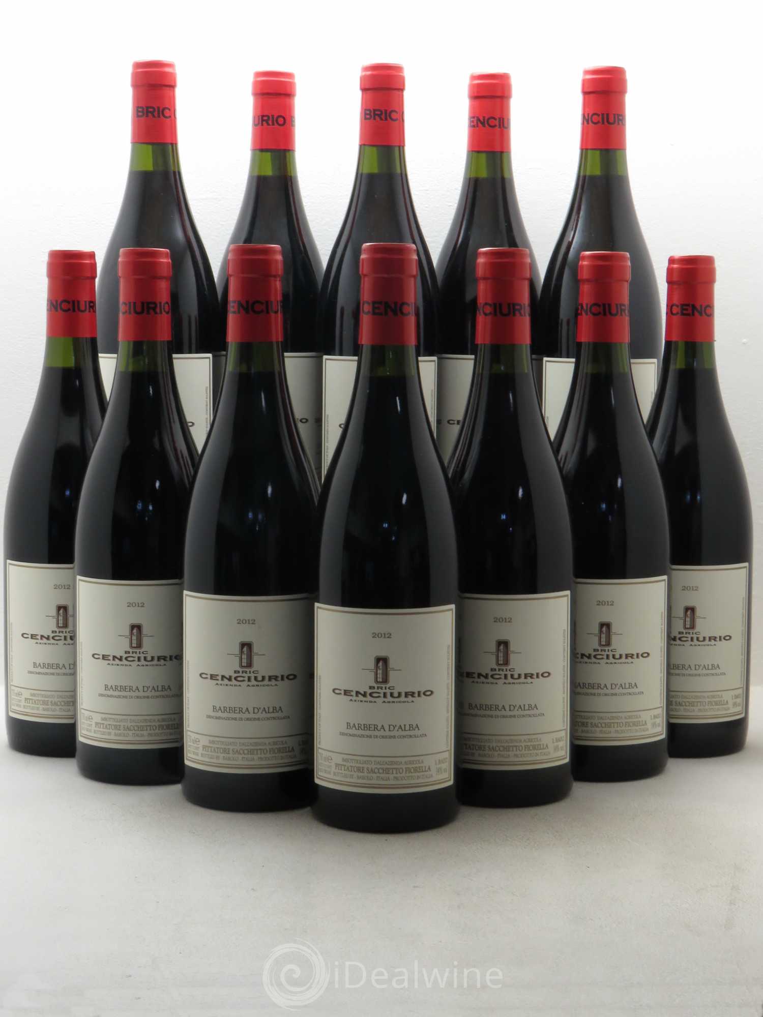 Barbera d'Alba DOC Bric Cenciuro (sans prix de réserve) 2012 - Posten von 12 Flaschen - 0