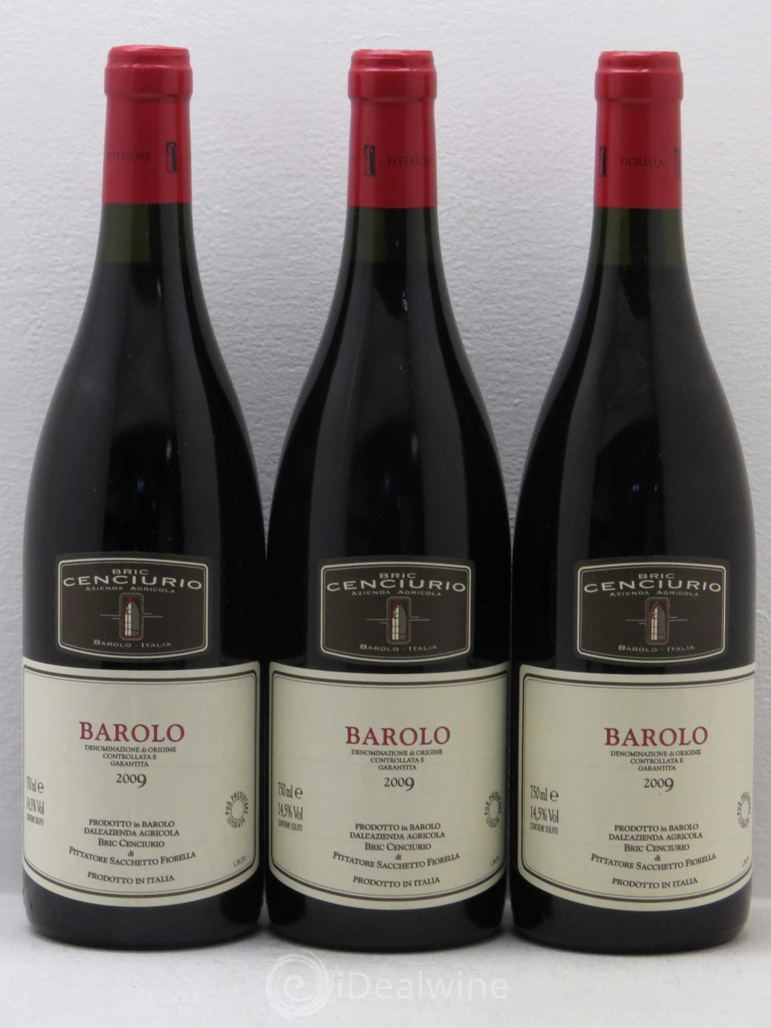 Barolo Bric Cenciuro 2009 - Posten von 12 Flaschen - 2
