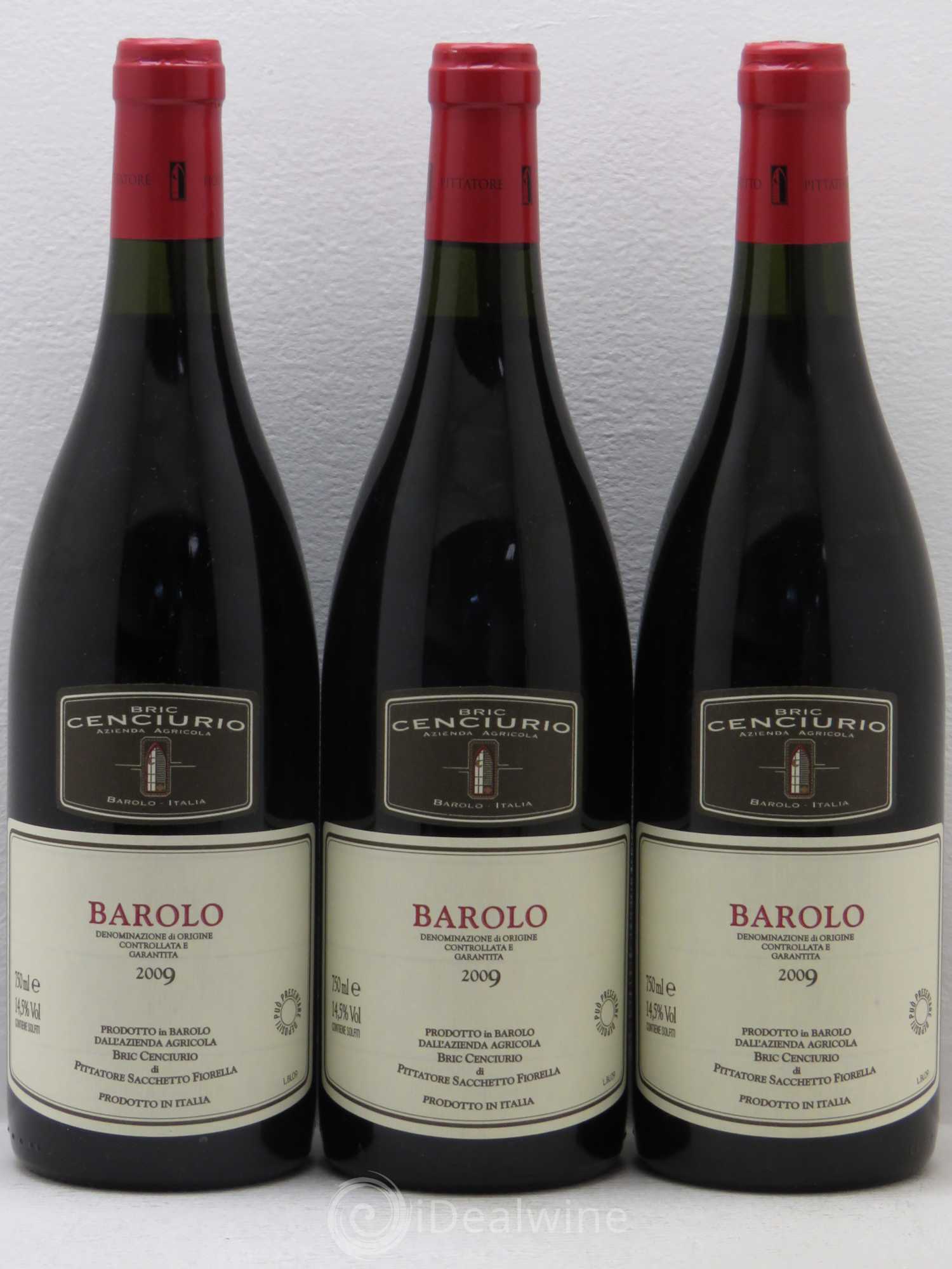 Barolo Bric Cenciuro 2009 - Posten von 12 Flaschen - 4