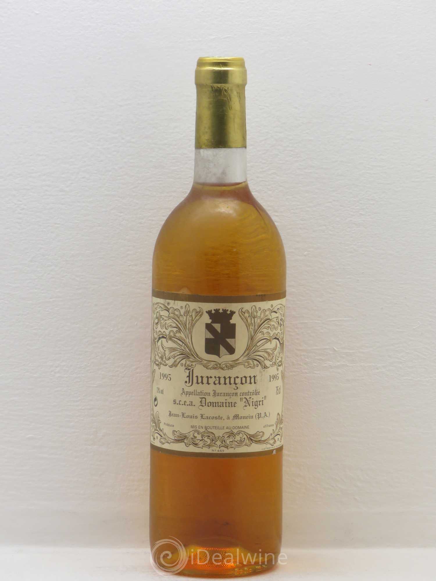 Jurançon Domaine Nigri 1995 - Posten von 1 Flasche - 0