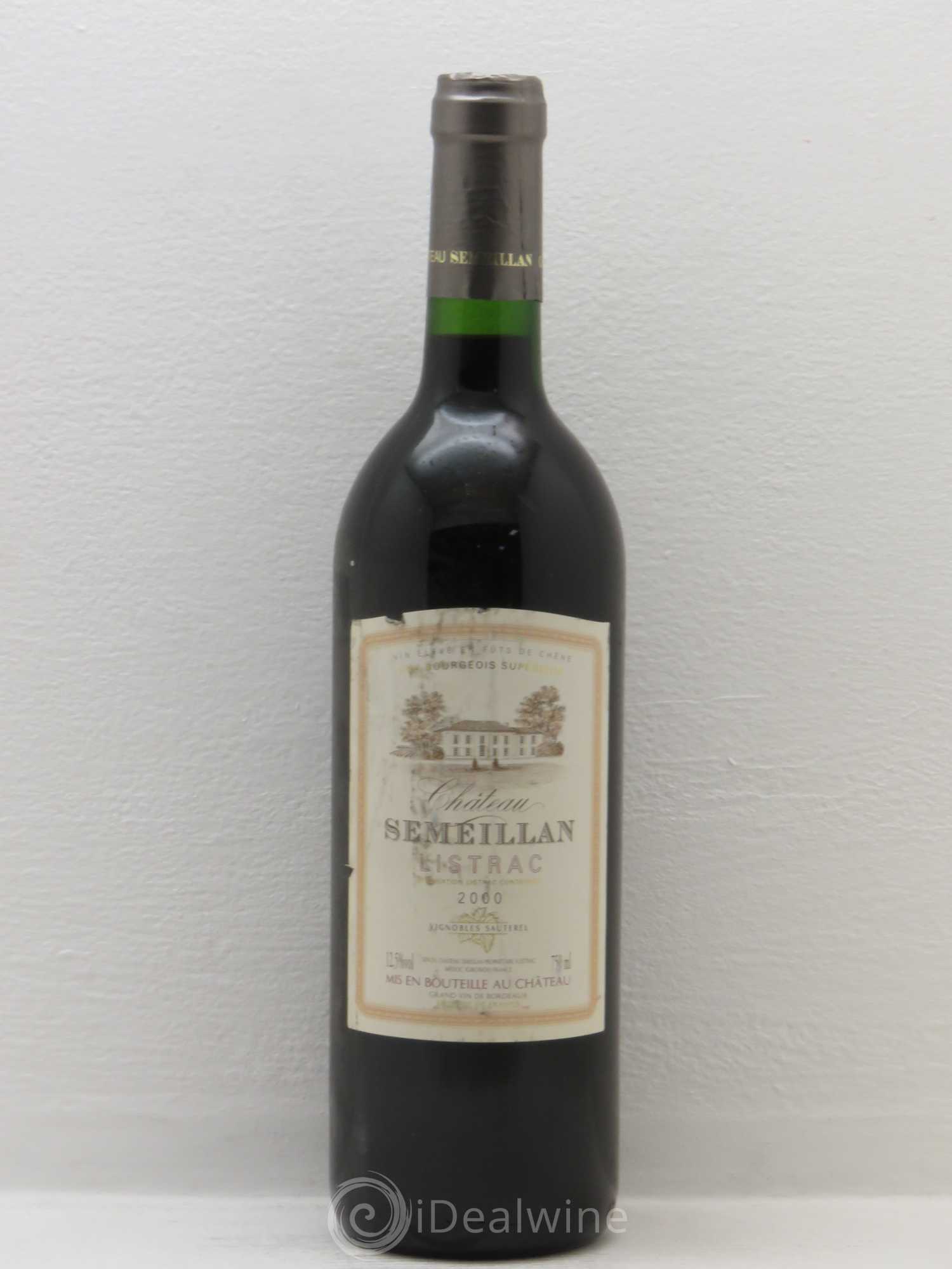 Bordeaux Chateau Semeillan Listrac 2000 - Posten von 1 Flasche - 0