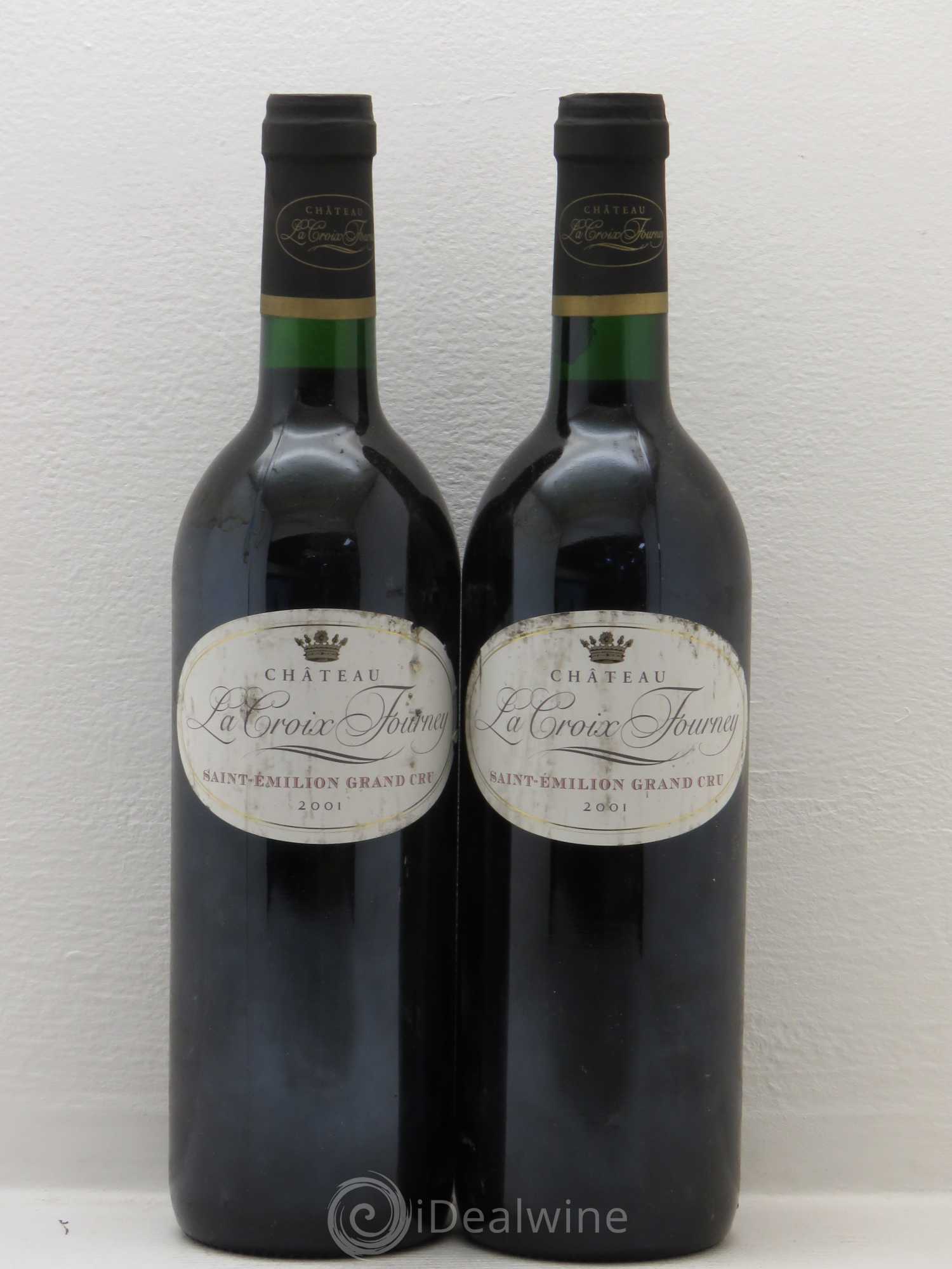 Saint-Émilion Chateau La Croix Fourney Saint Emilion Grand Cru 2001 - Posten von 2 Flaschen - 0