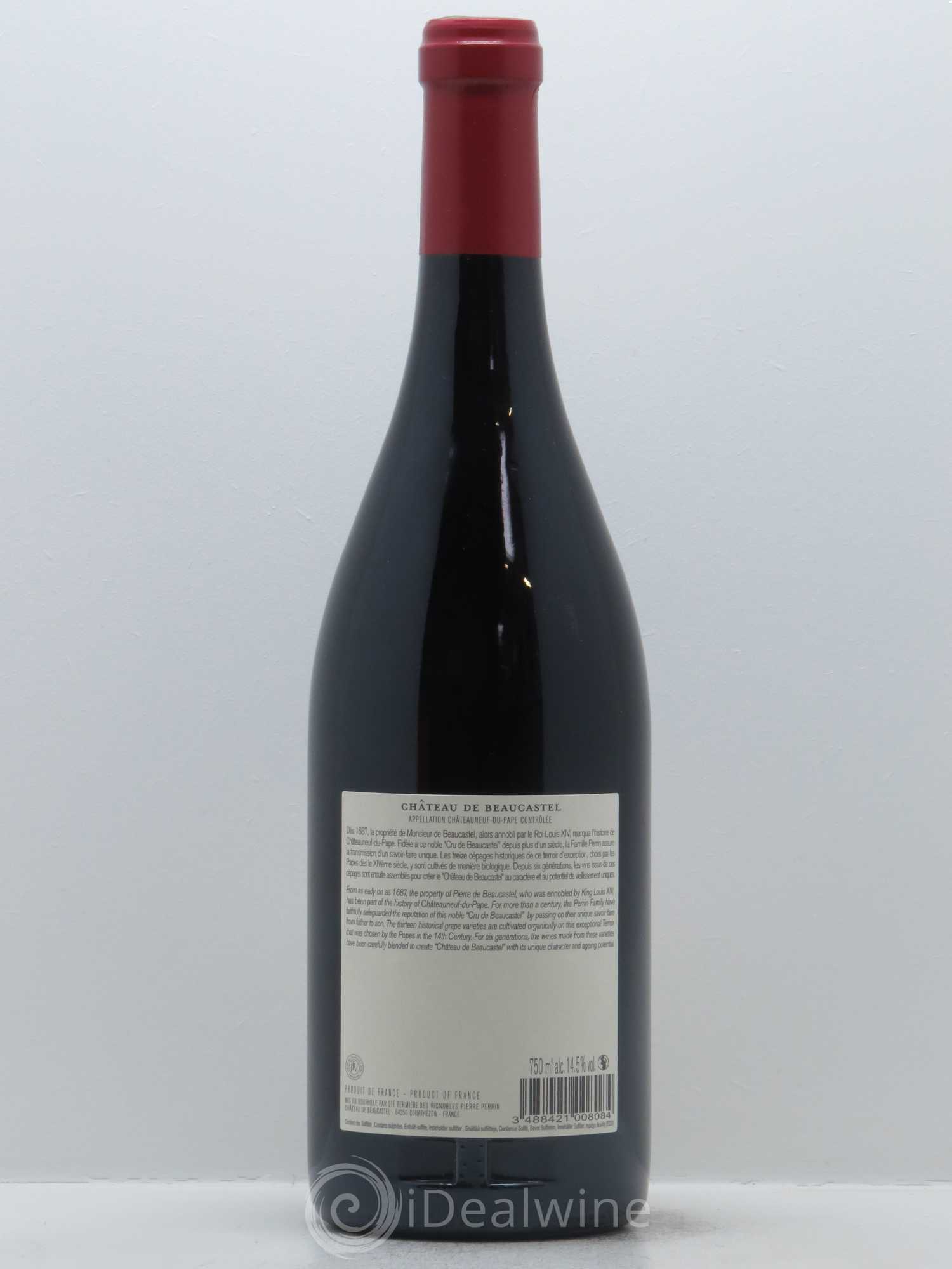 Châteauneuf-du-Pape Château de Beaucastel Famille Perrin 2008 - Lot de 1 bouteille - 1