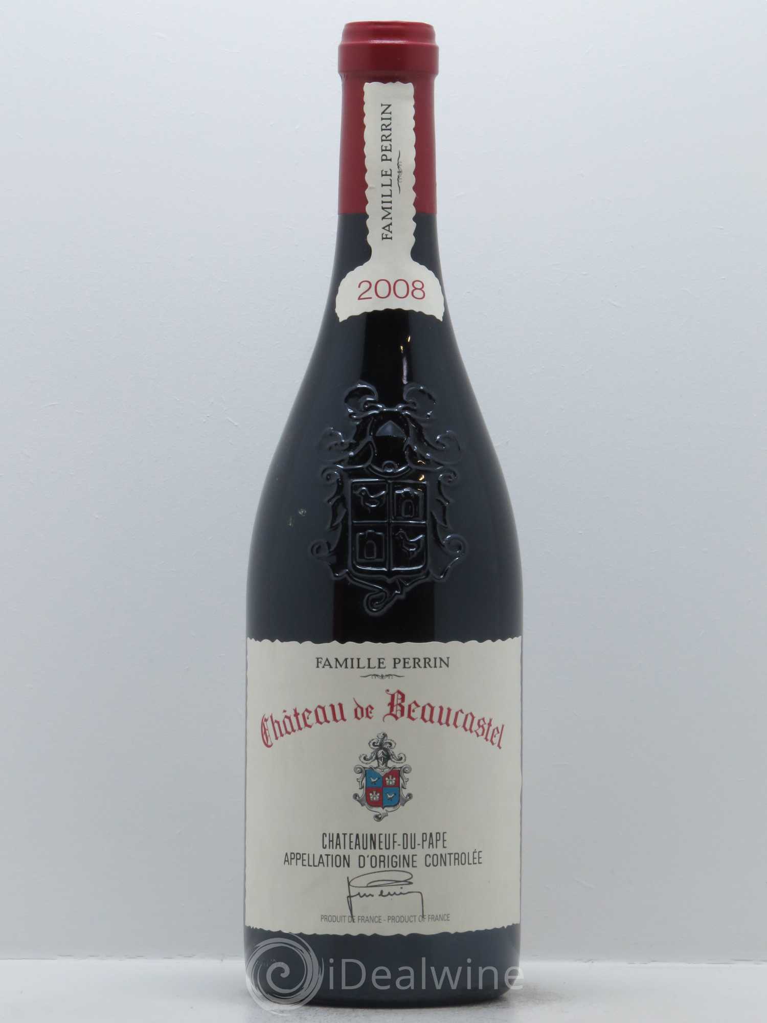 Châteauneuf-du-Pape Château de Beaucastel Famille Perrin 2008 - Lot de 1 bouteille - 0