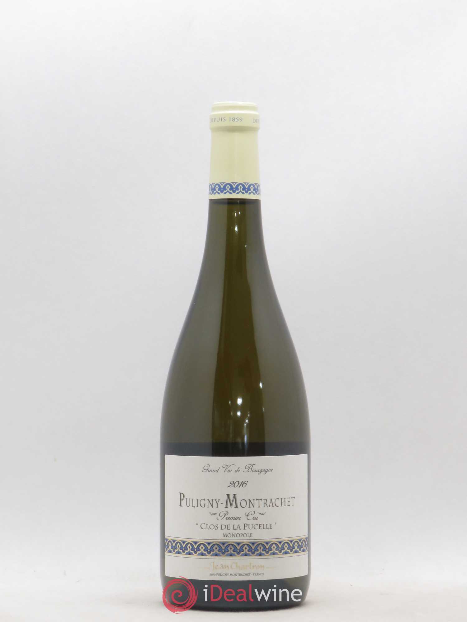 Puligny-Montrachet 1er Cru Clos de la Pucelle Jean Chartron (Domaine) 2016 - Lot de 1 bouteille - 0