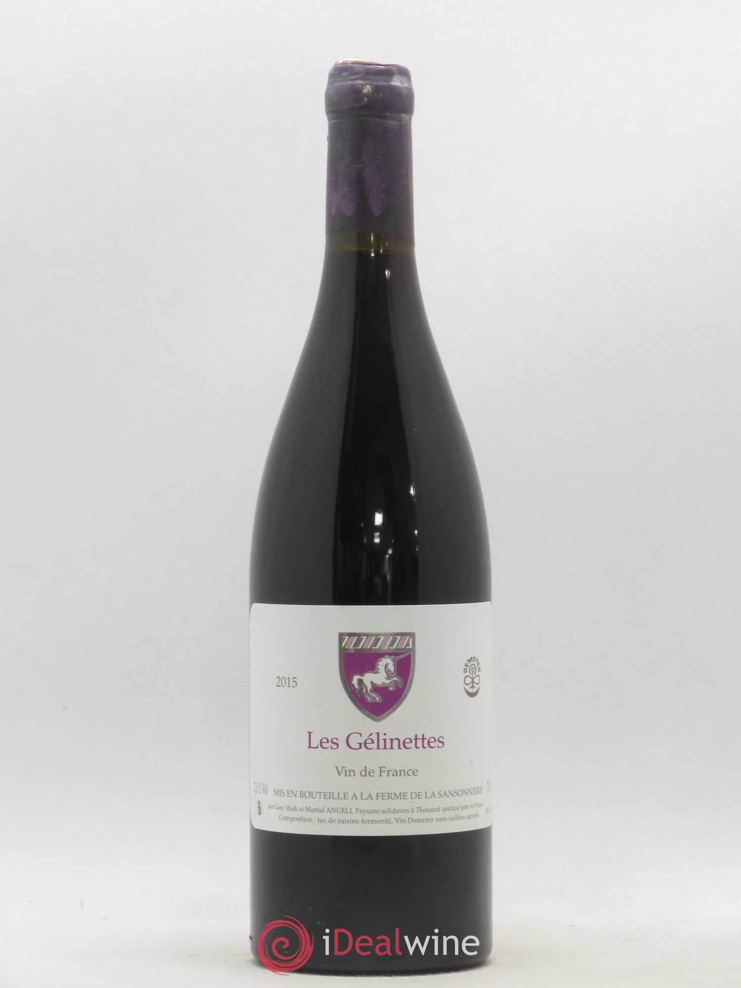 Vin de France Les Gélinettes Ferme de la Sansonnière - Mark Angeli 2015 - Posten von 1 Flasche - 0