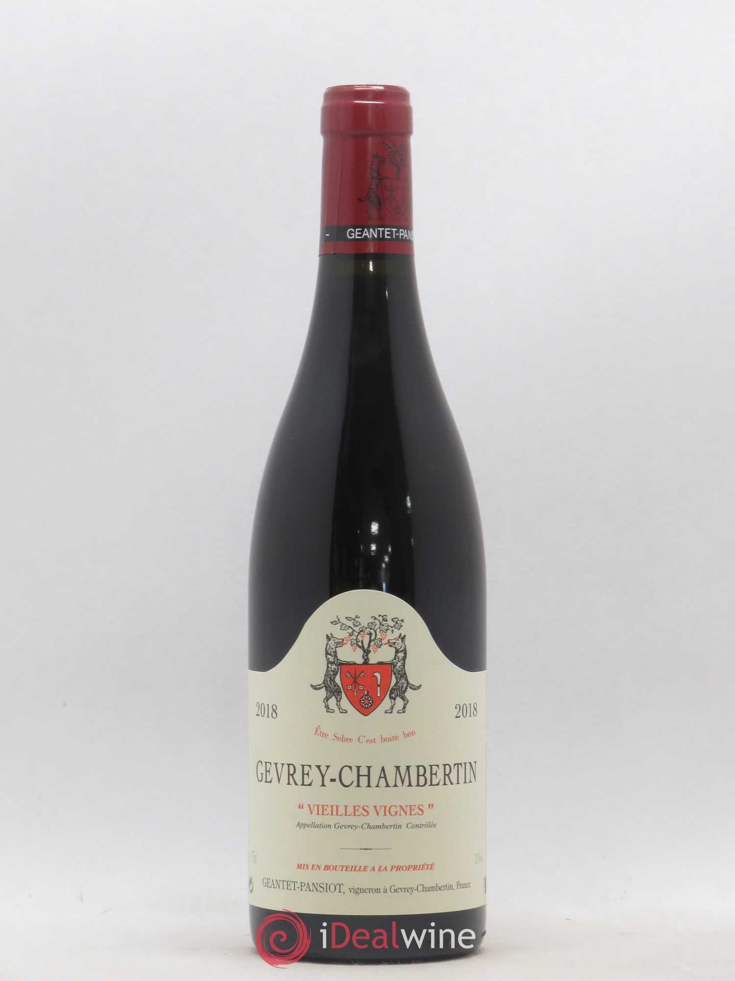 Gevrey-Chambertin Vieilles vignes Geantet-Pansiot 2018 - Lot de 1 bouteille - 0