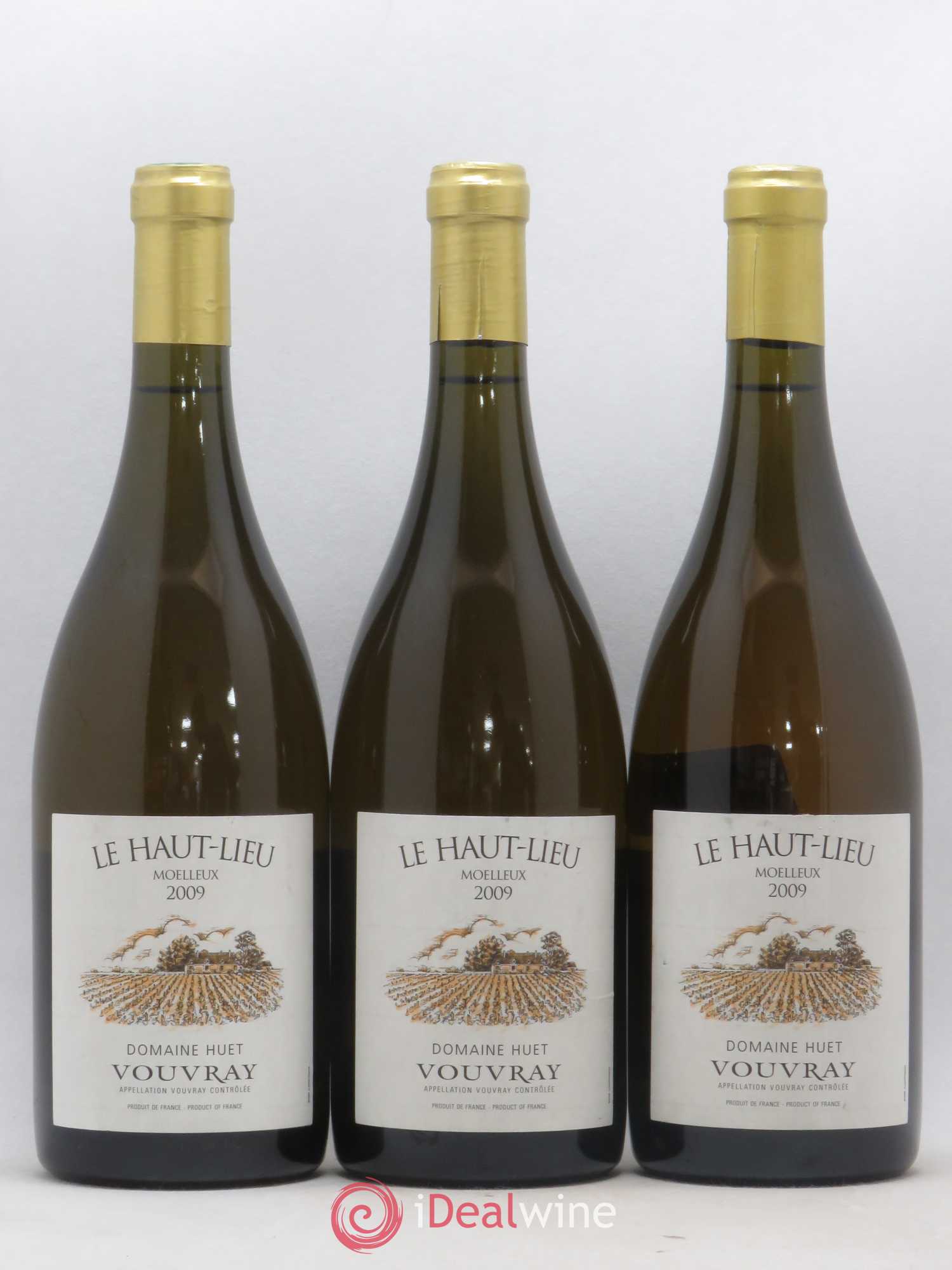 Vouvray Le Haut-Lieu Moelleux Domaine Huet 2009 - Lotto di 3 bottiglie - 0