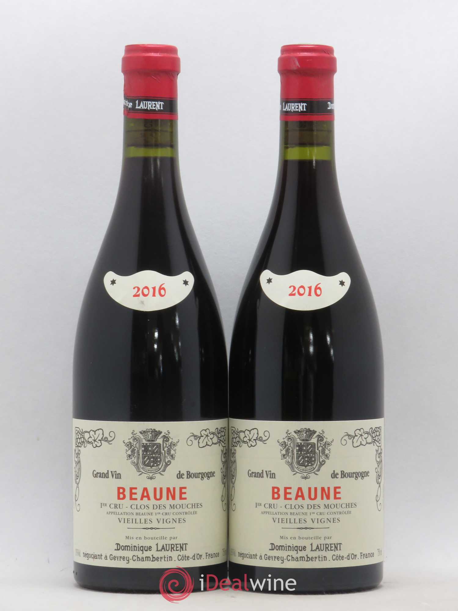 Beaune 1er Cru Clos des Mouches Dominique Laurent Vieilles Vignes 2016 - Lot de 2 bouteilles - 0
