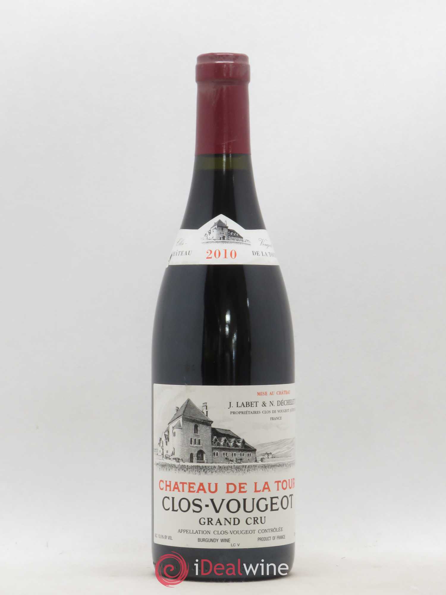 Clos de Vougeot Grand Cru Château de La Tour 2010 - Lot de 1 bouteille - 0