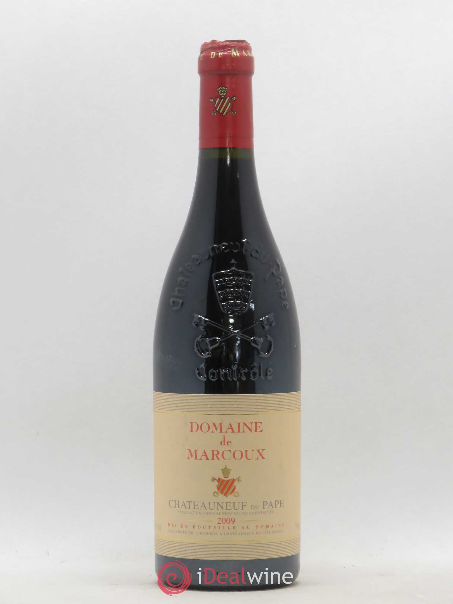 Châteauneuf-du-Pape Marcoux (Domaine de) 2009 - Lot de 1 bouteille - 0