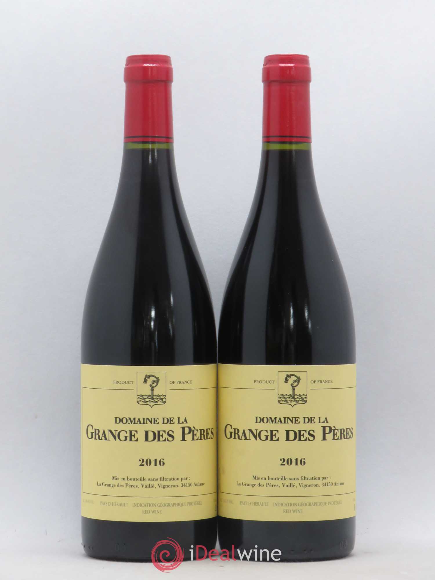 Pays d'Hérault Grange des Pères Laurent Vaillé 2016 - Lot de 2 bouteilles - 0