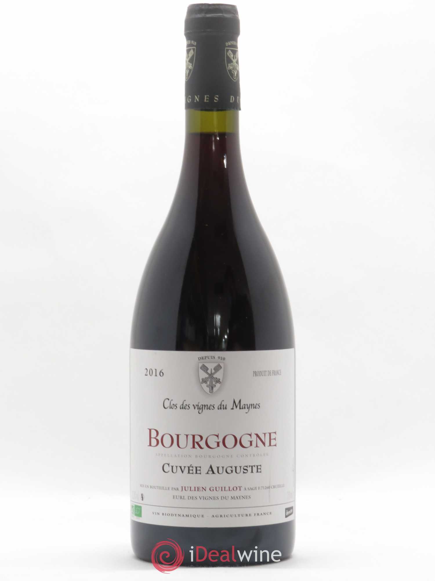 Bourgogne Guillot Cuvée Auguste Vignes du Mayne 2016 - Posten von 1 Flasche - 0