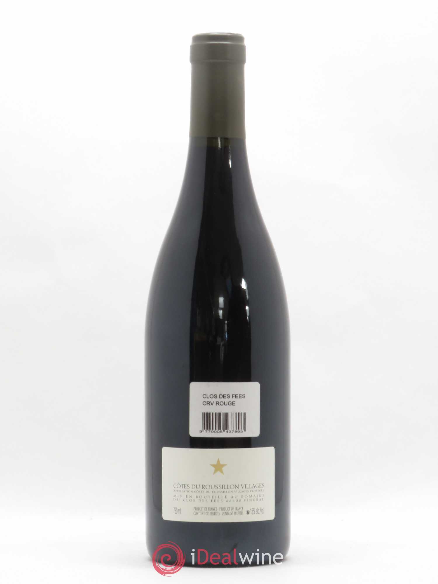 Côtes du Roussillon Villages Clos des Fées Hervé Bizeul 2015 - Lot de 1 bouteille - 1